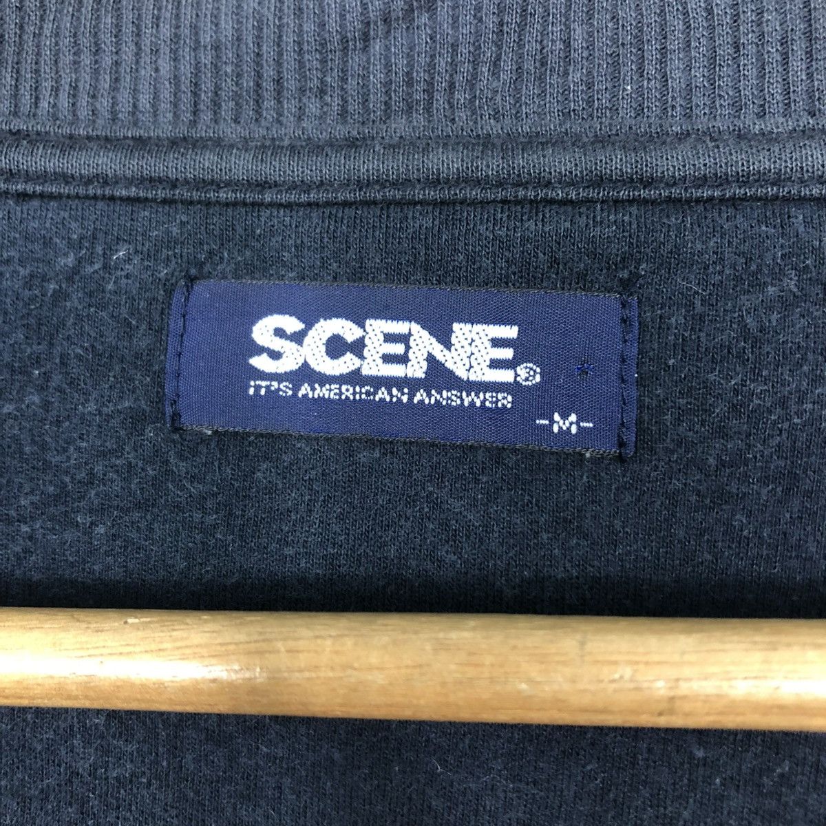 Japanese Brand 🔥VINTAGE SWEATSHIRT SCENE STRIPED DESIGN ISSEY MIYAKE Size US M / EU 48-50 / 2 - 14 Thumbnail
