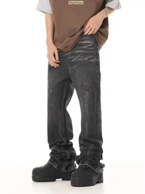 High Sport fade flared grunge washed pants Size US 34 / EU 50 - 2 Thumbnail