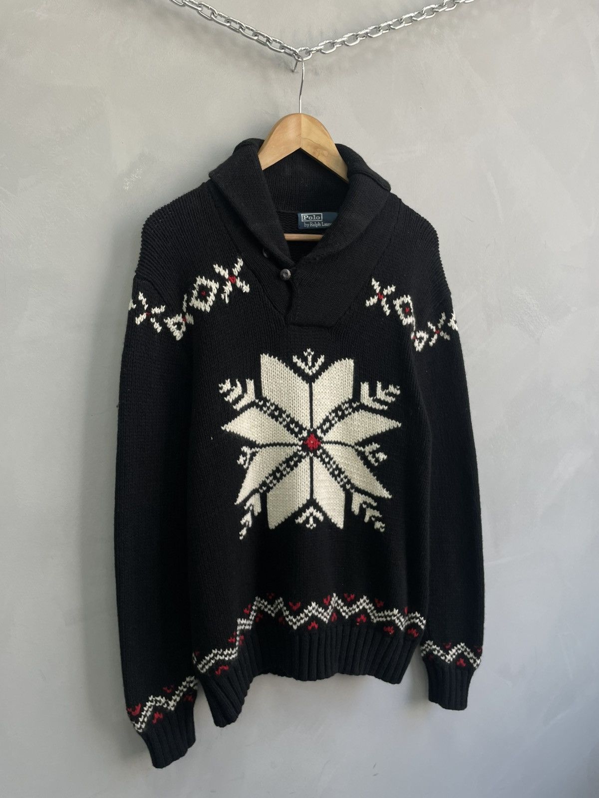 Polo Ralph Lauren Polo Ralph Lauren wool sweater y2k Size US L / EU 52-54 / 3 - 2 Thumbnail