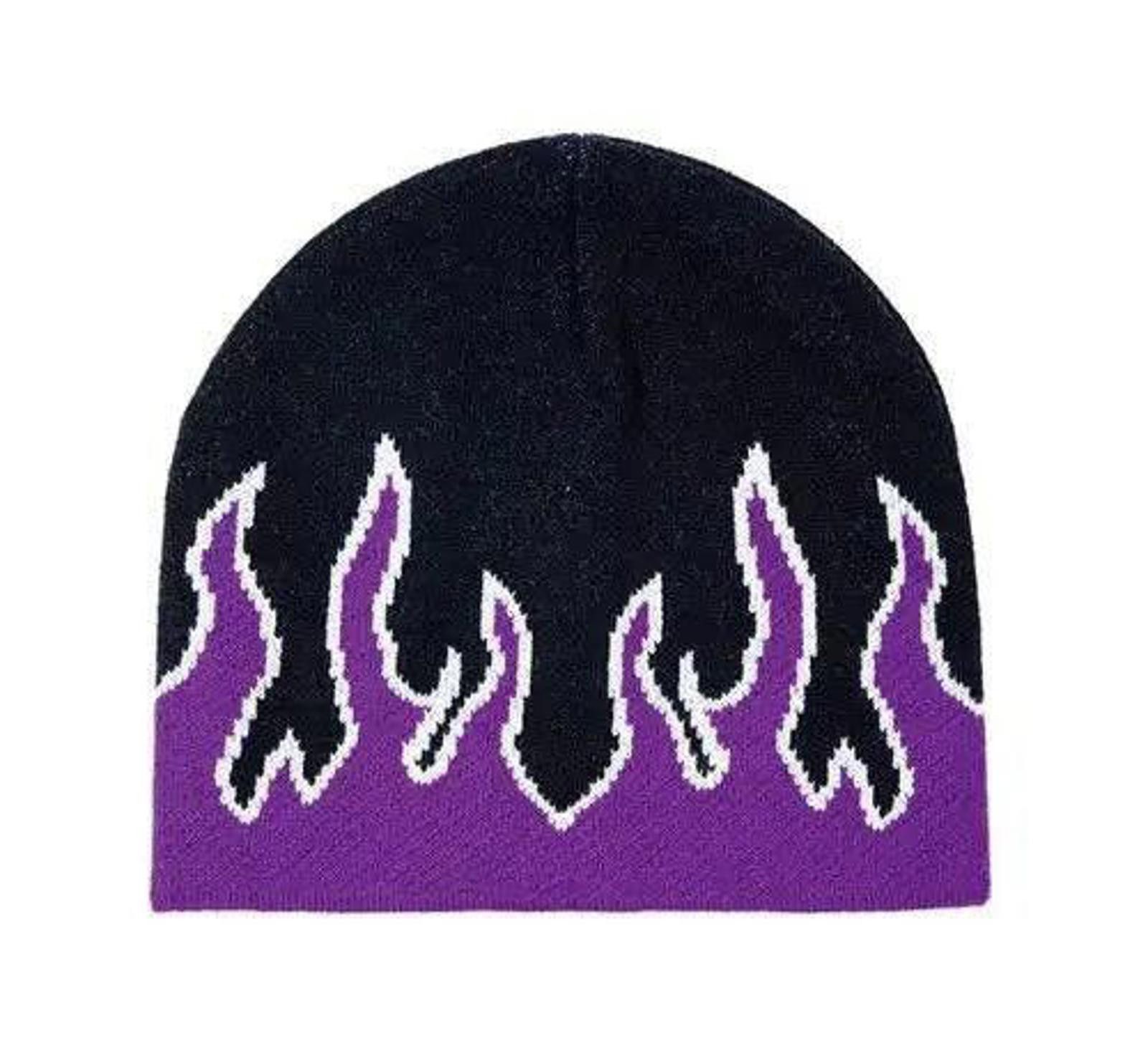 Vintage Flame Graphic Beanie Hat Size ONE SIZE - 3 Thumbnail