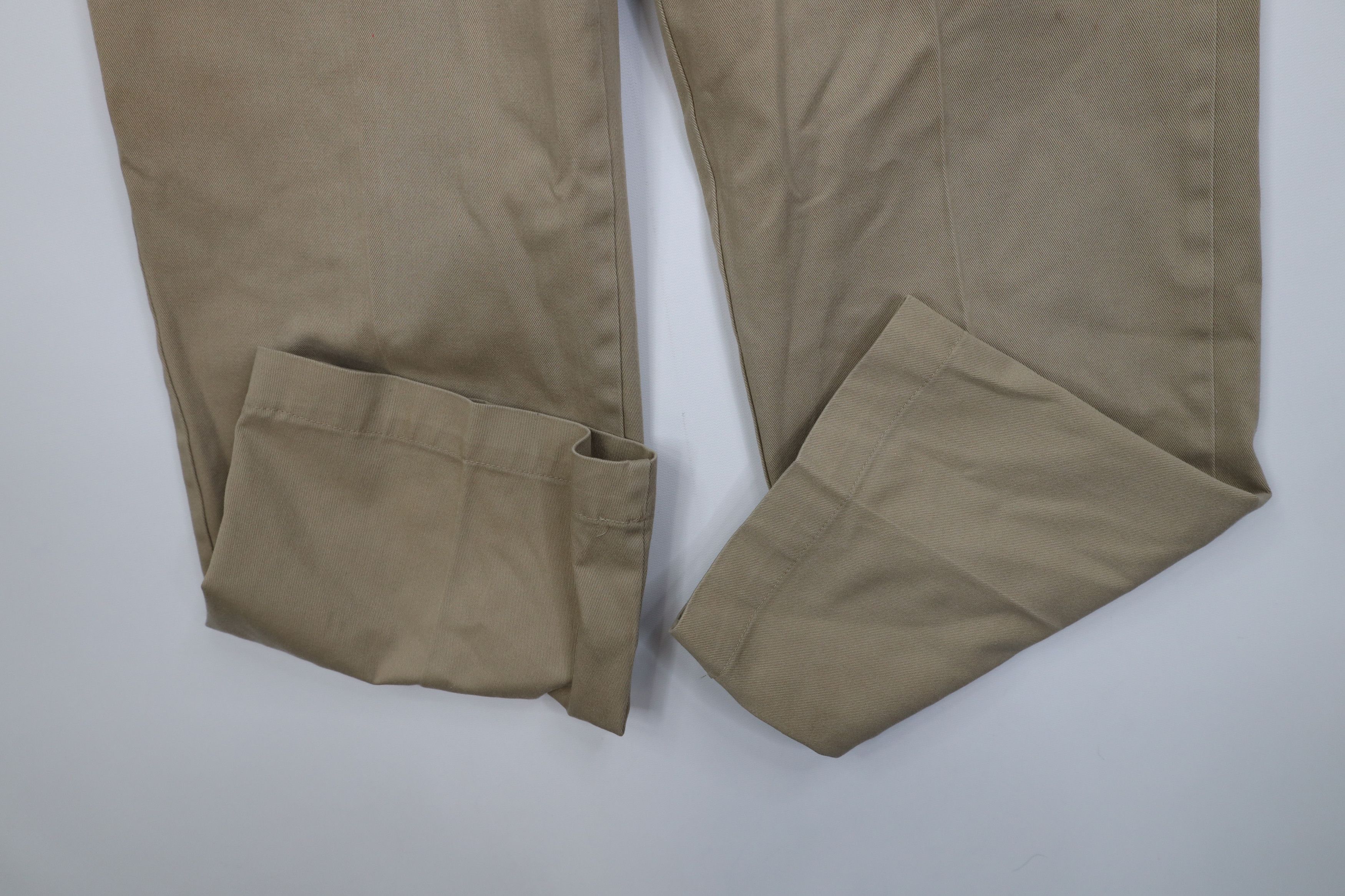 Dickies Vintage 70s Dickies Wide Leg Twill Pants Workwear Beige USA Size US 34 / EU 50 - 7 Thumbnail