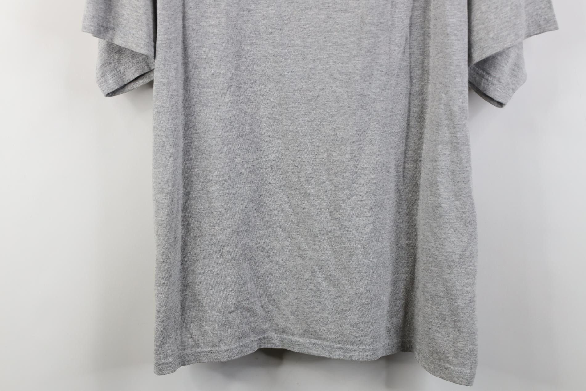 Nike Vintage Nike Travis Scott Center Swoosh T-Shirt Heather Gray Size US XL / EU 56 / 4 - 3 Thumbnail