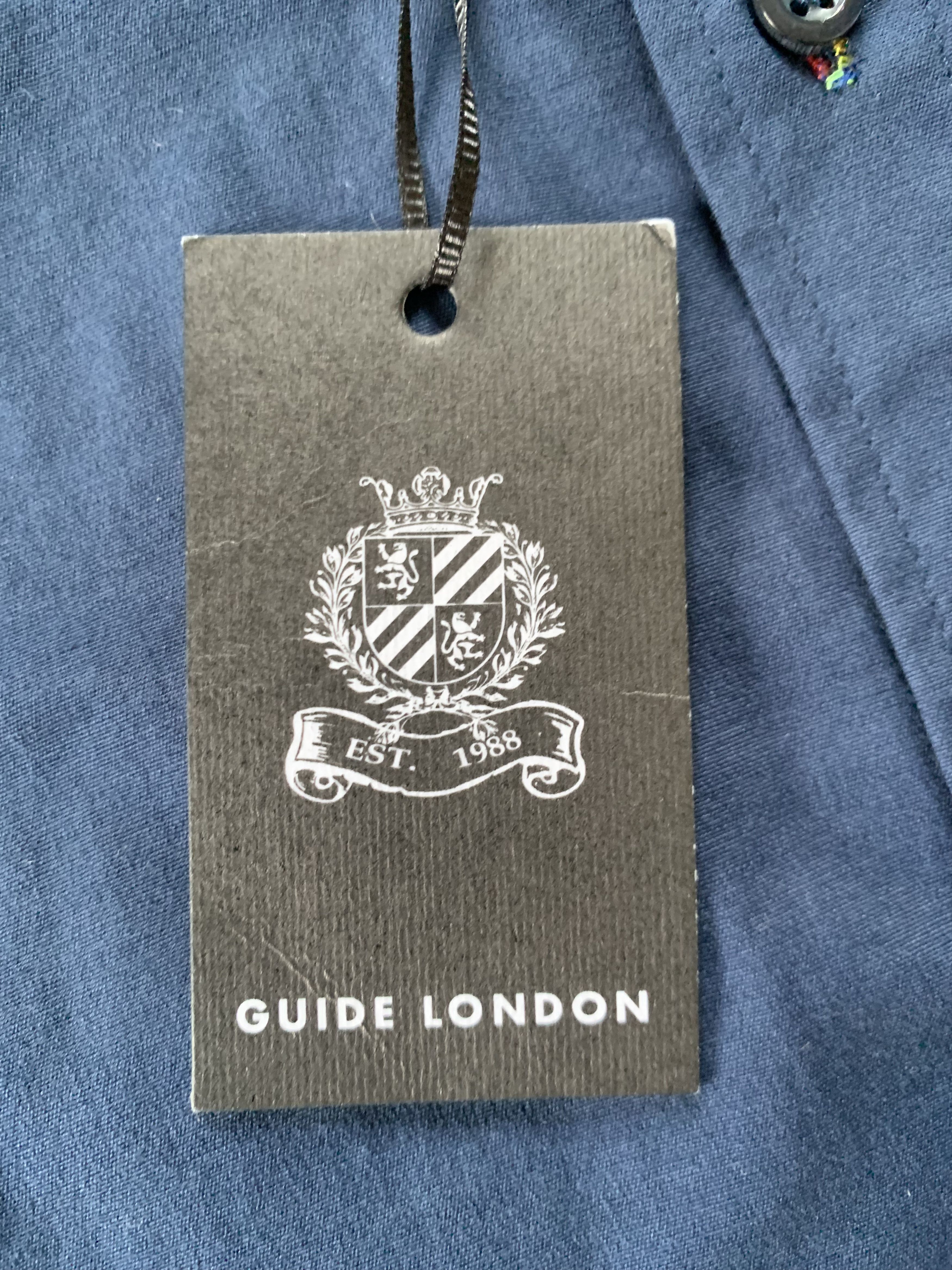 Designer Guide London Cotton Long Sleeve Shirt Size US XL / EU 56 / 4 - 7 Thumbnail