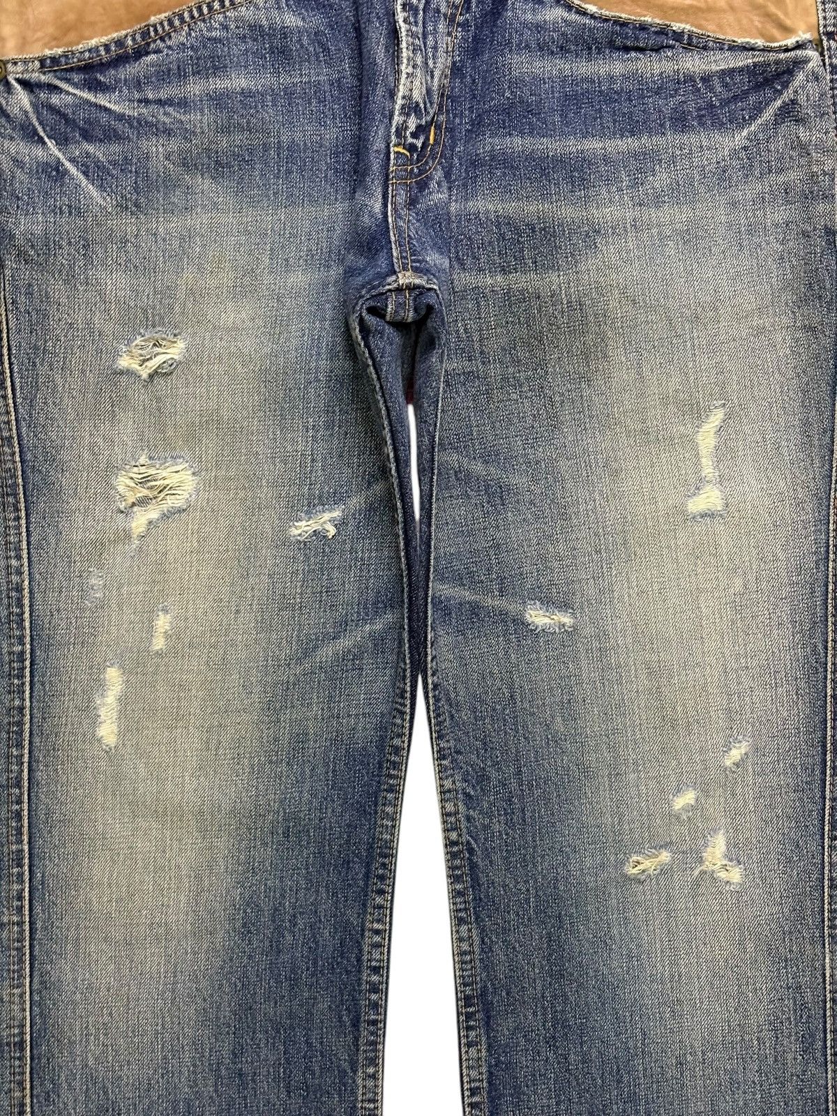 Japanese Brand Vintage Japanese Brand Mud Wash Distressed Jeans Size US 32 / EU 48 - 5 Thumbnail
