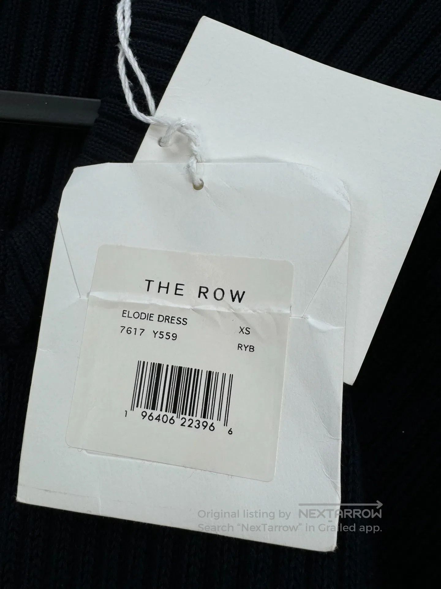 The Row The Row Navy Blue Special Cut Cotton Dress| Size XS / US 0-2 / IT 36-38 - 4 Thumbnail