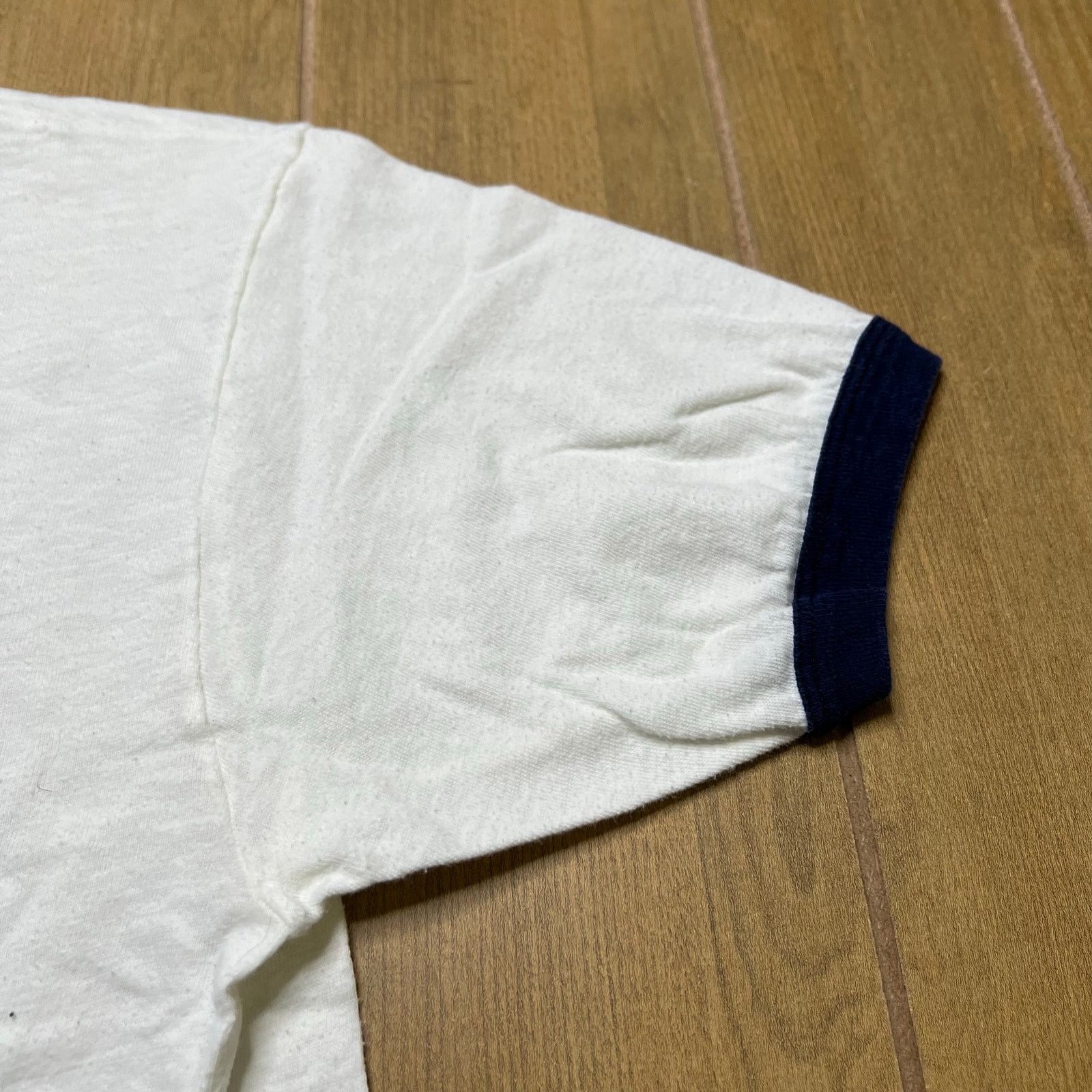 Hanes Vintage LAPD Ringer T Shirt 70s 80s Police Hanes Tee USA XL Size US XL / EU 56 / 4 - 4 Thumbnail