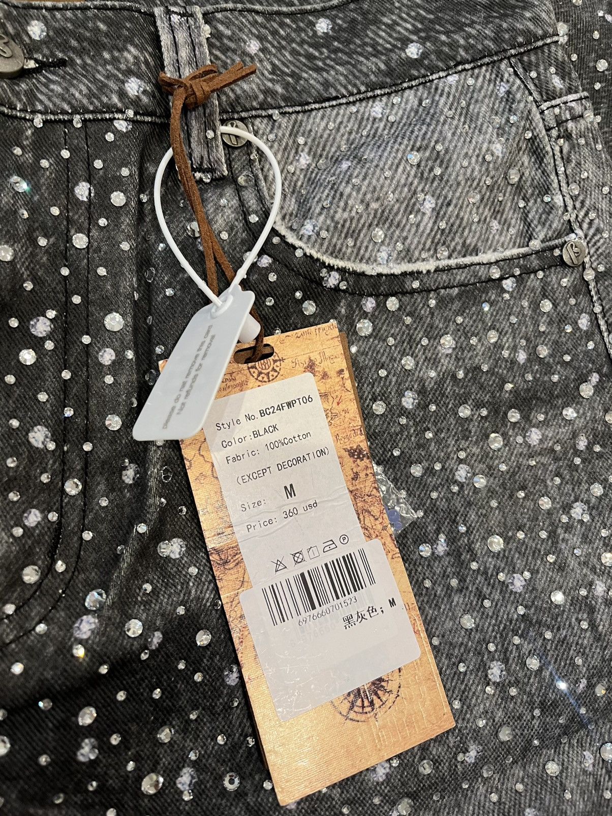 Birth of Royal Child Birth Of Royal Child Swarovski Boro Jeans Size US 30 / EU 46 - 5 Thumbnail