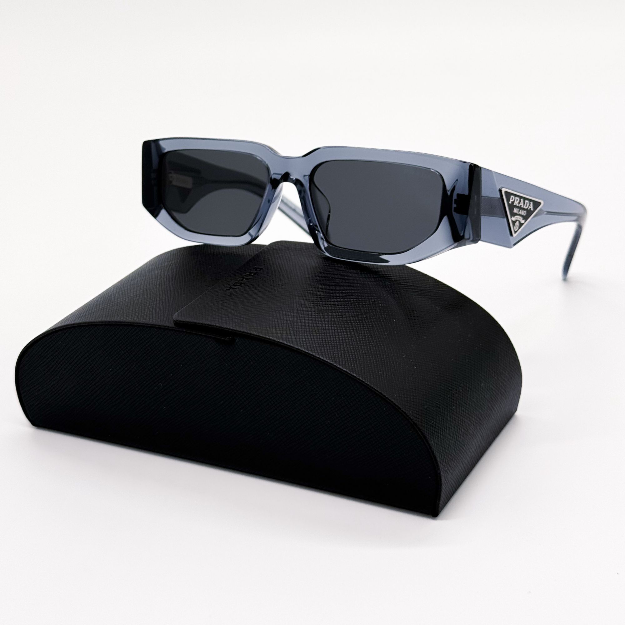 Prada PRADA Sunglasses PR A51S 1BC90A Silver/Grey Gradient 