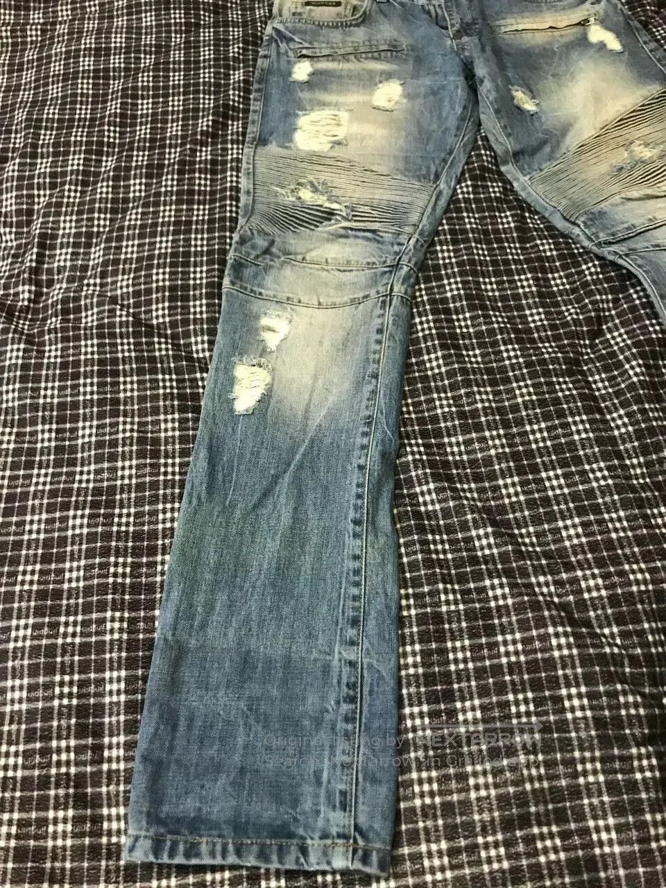 Philipp Plein Philipp Plein PP Motorcycle Jeans. Size US 33 - 7 Thumbnail