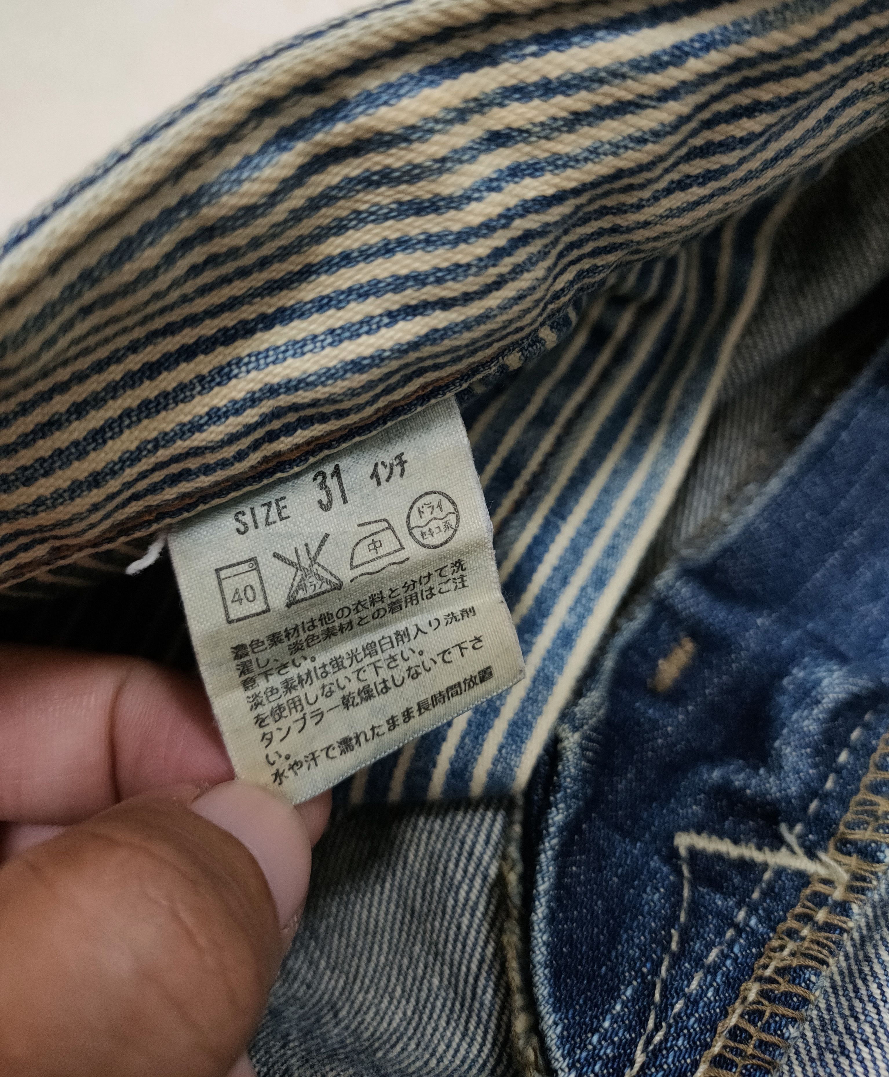Levi's 💥 Flared Levi's 522 Buckle Back Distressed💥 Size US 32 / EU 48 - 20 Thumbnail