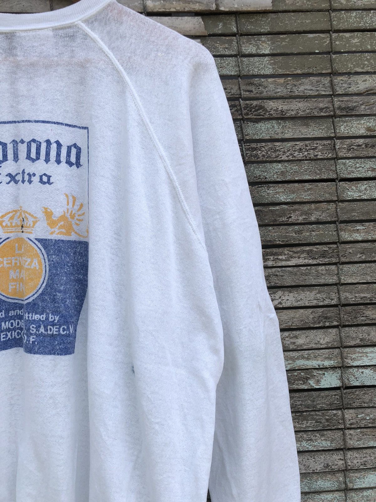 Vintage Vintage Distressed Corona Extra Sweatshirts Size US XL / EU 56 / 4 - 6 Thumbnail