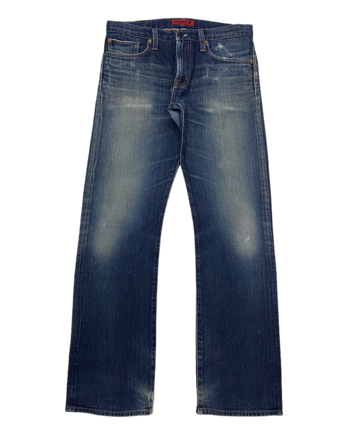 Hysteric Glamour × Japanese Brand SELVEDGE DENIM BACK NUMBER BRAND HYSTERIC GLAMOUR STYLE Size US 33 - 1 Thumbnail