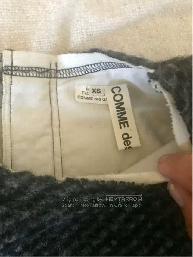 Comme des Garcons Comme Des Garcons Main Line Thick Wool Knit Dress, size XS Size XS / US 0-2 / IT 36-38 - 3 Thumbnail