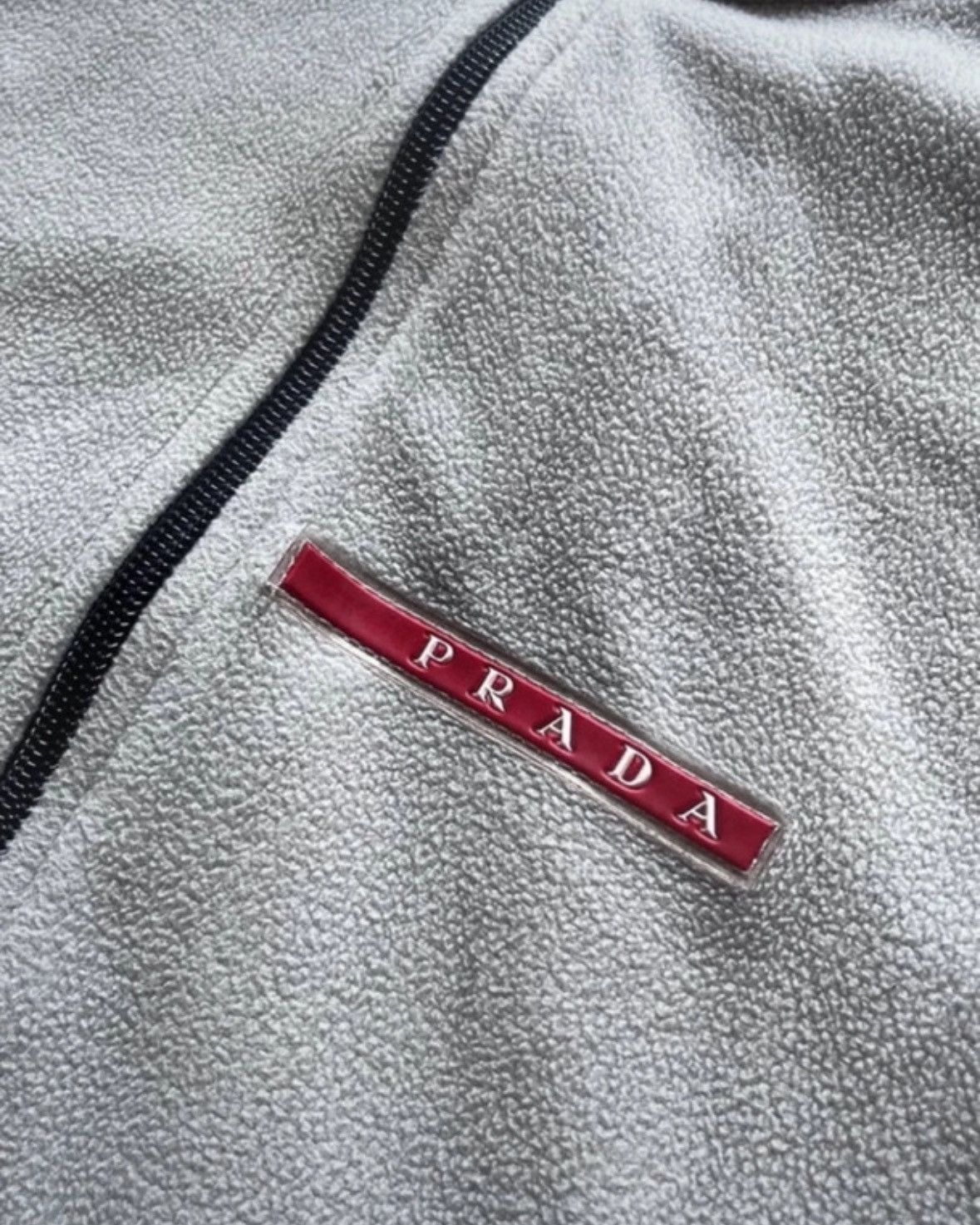 Prada × Vintage VINTAGE 00’s PRADA SPORT RED TAB FLEECE VEST Y2K L Size US L / EU 52-54 / 3 - 4 Thumbnail