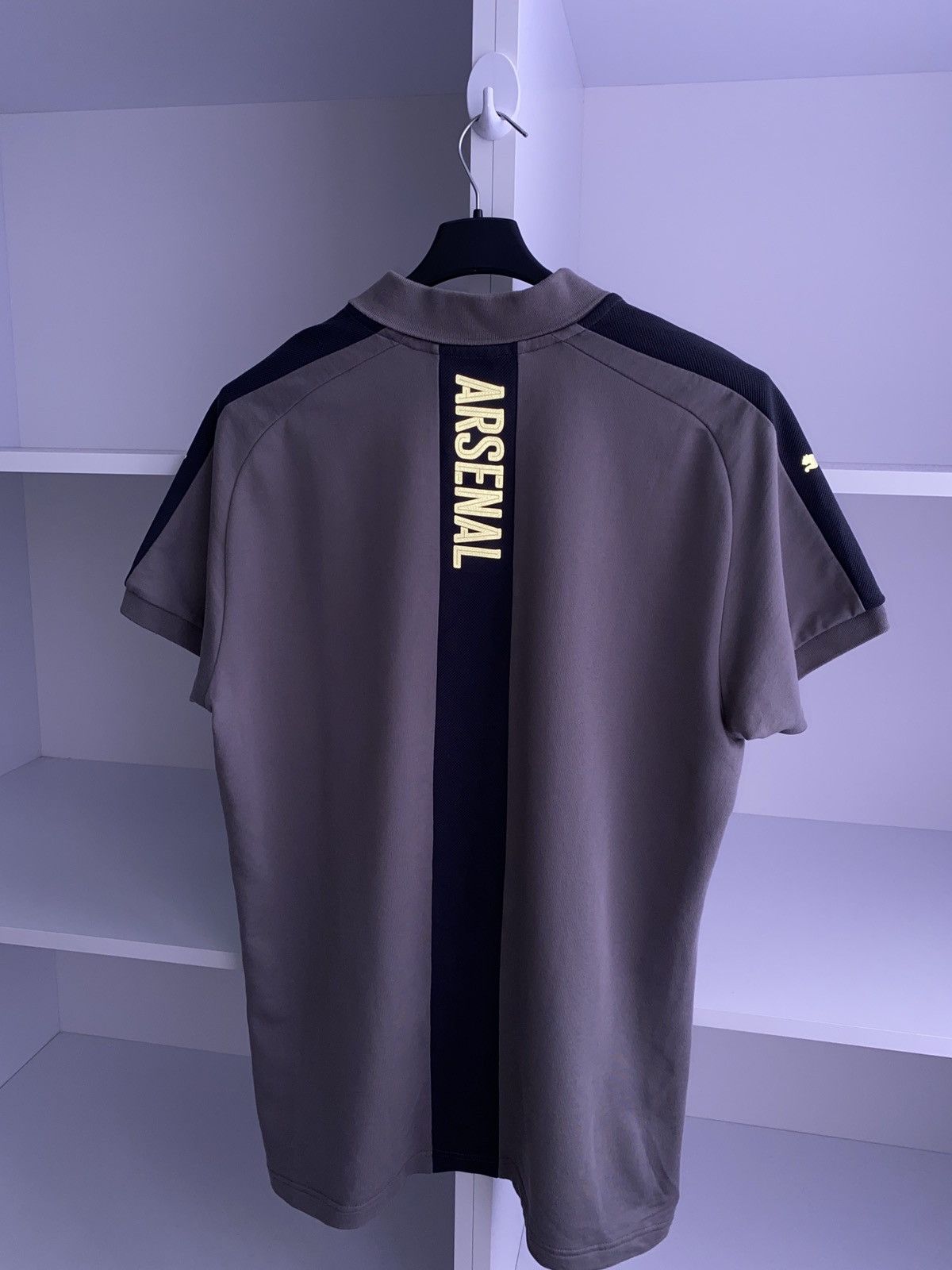 Puma × Vintage Puma Arsenal rare short sleeve reflective logo tee Size US XL / EU 56 / 4 - 8 Thumbnail
