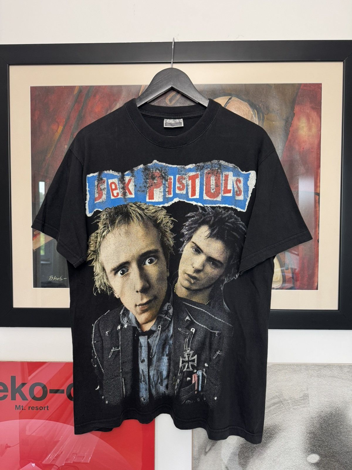 Band Tees 90s Sex Pistols Sid Vicious Vintage Punk Band Tshirt Grail Size US L / EU 52-54 / 3 - 1 Thumbnail