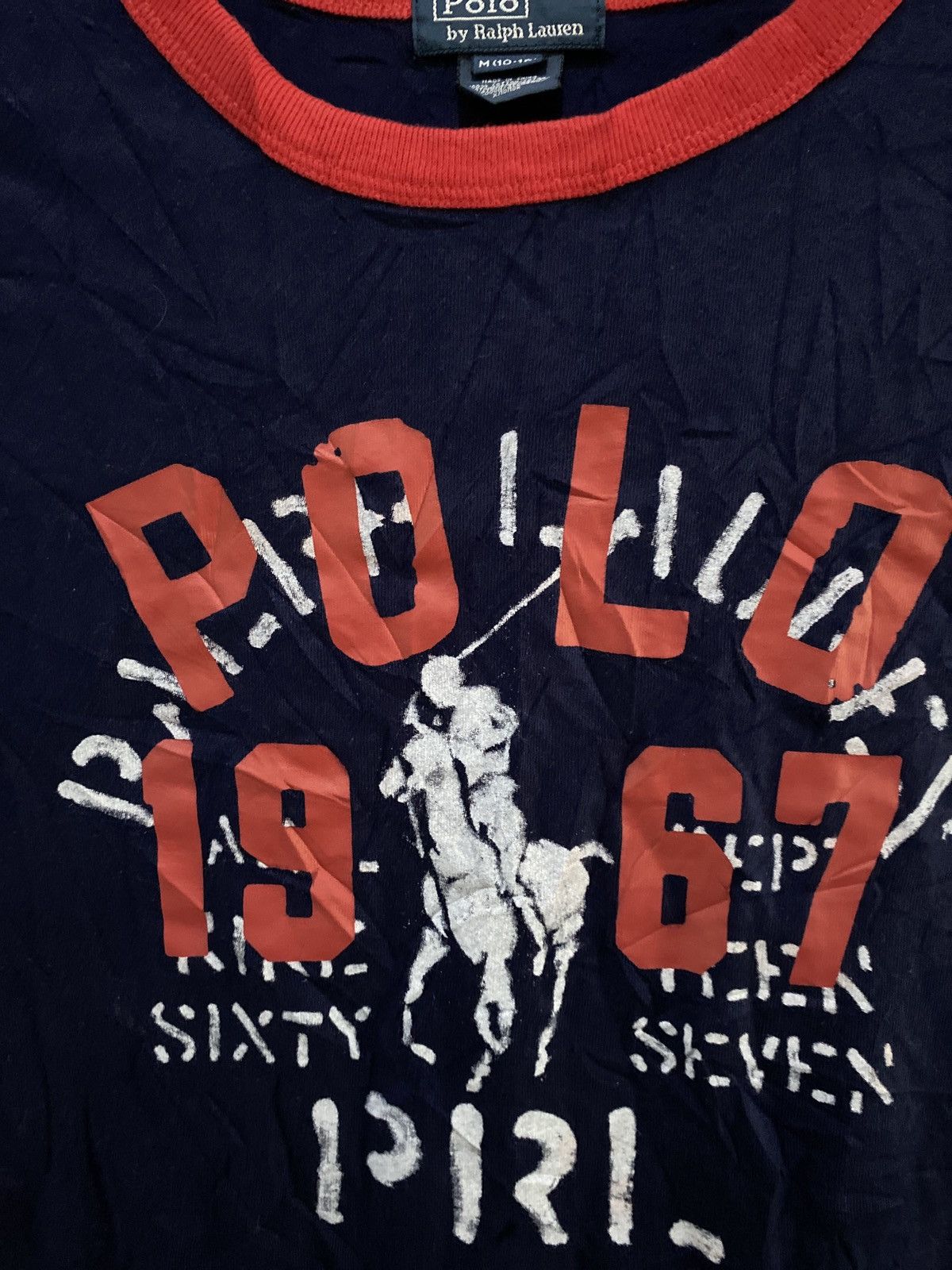 Polo Ralph Lauren Polo Ralph Lauren Ringer Tee Size US S / EU 44-46 / 1 - 4 Thumbnail