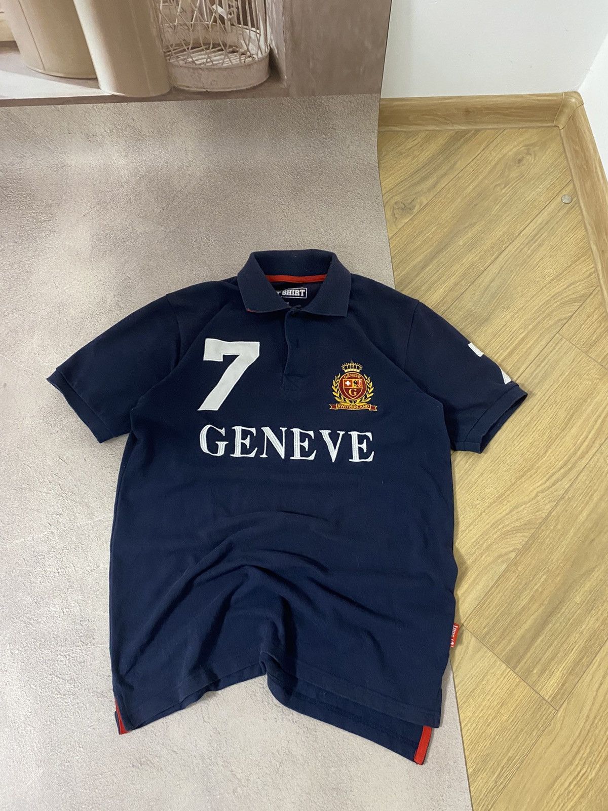 Japanese Brand × Vintage Polo Ralph Like Geneva Switzerland rugby polo jersey Size US M / EU 48-50 / 2 - 1 Thumbnail