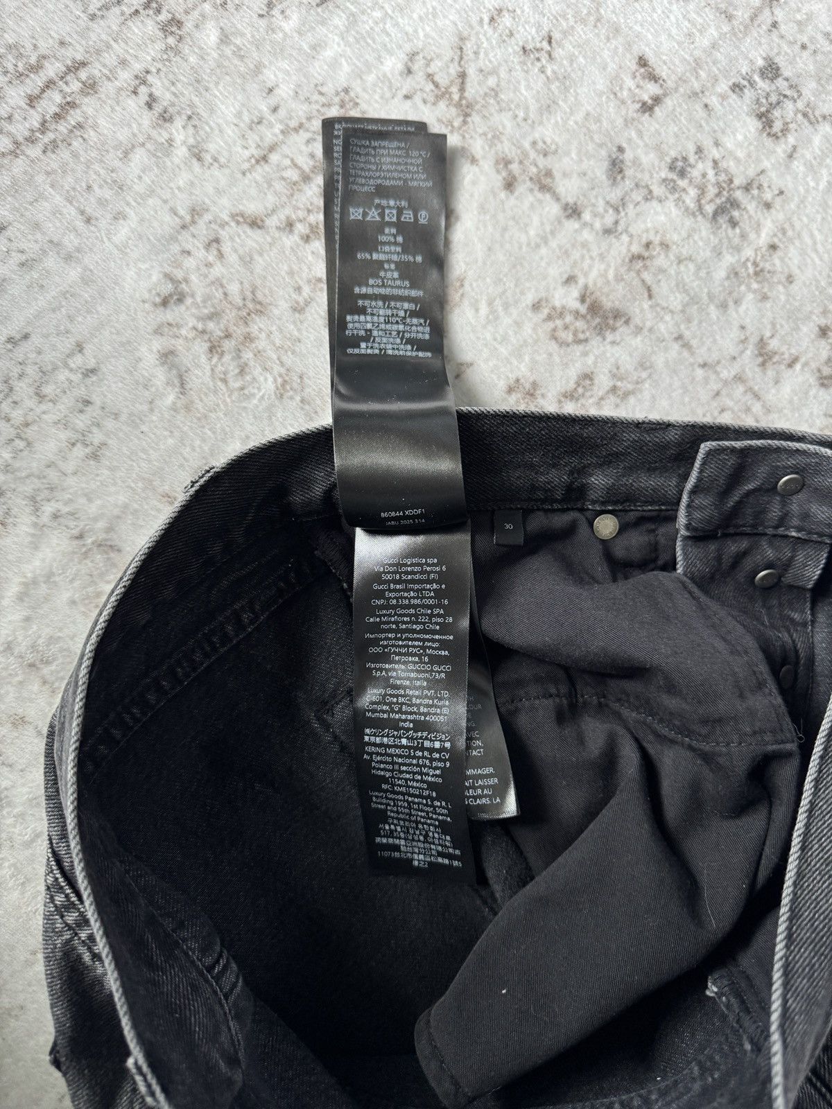 Gucci gucci by demna grey horsebit jeans Size US 30 / EU 46 - 11 Thumbnail