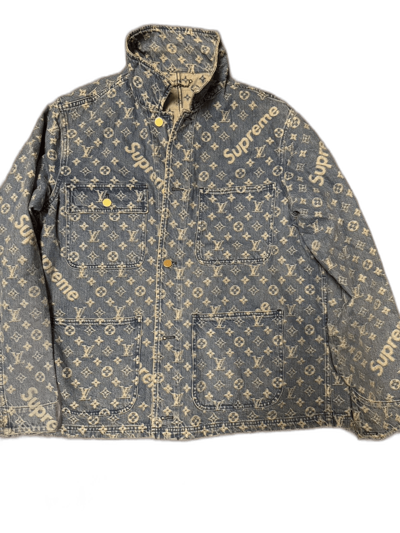 Louis Vuitton Louis Vuitton x Supreme Denim Jacket 52 Size US XL / EU 56 / 4 - 1 Thumbnail
