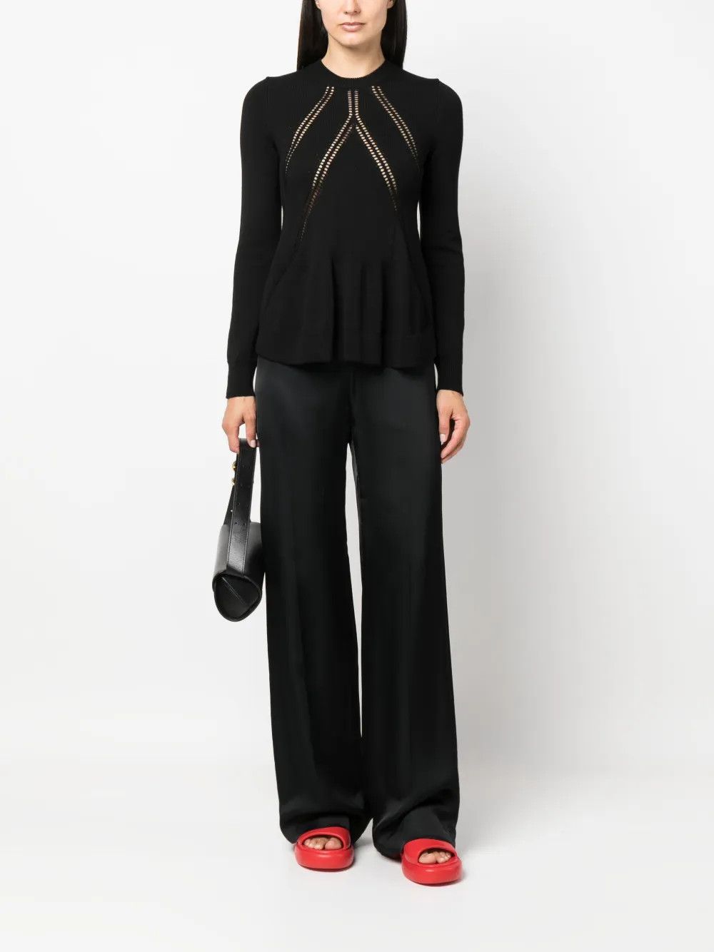 Jil Sander o1y1025 Sweater in Black Size XS / US 0-2 / IT 36-38 - 4 Thumbnail
