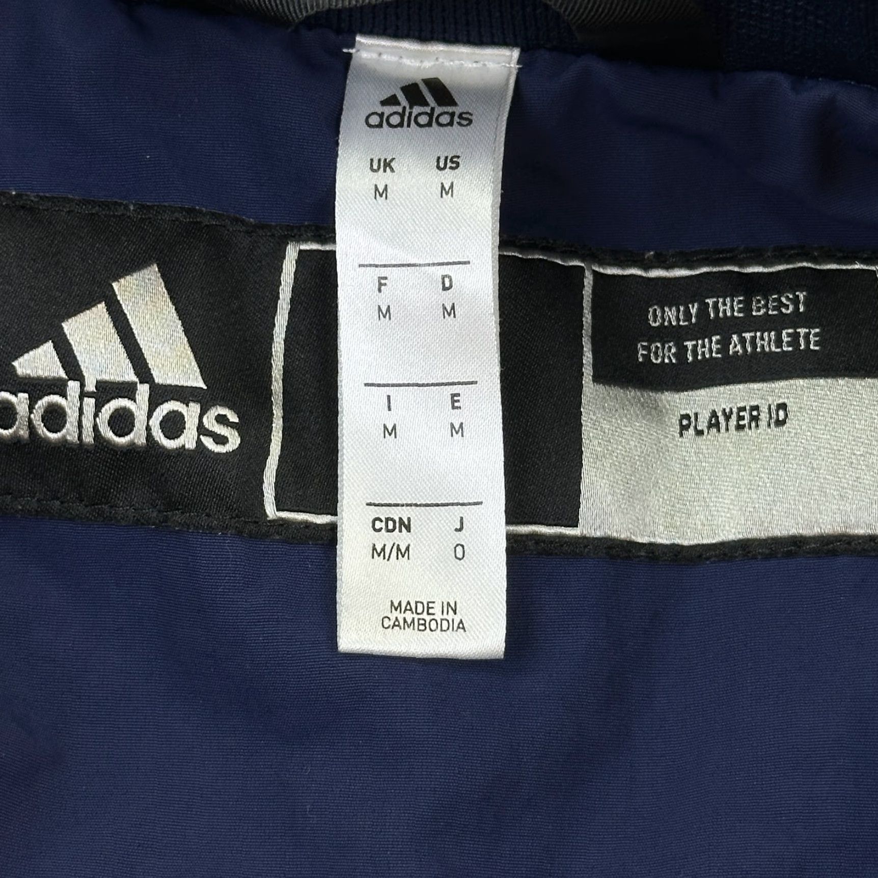 Adidas Adidas Base Coach Jacket Mens M Blue Snap Button Baseball Bomber Logo Jacket Size US M / EU 48-50 / 2 - 7 Thumbnail