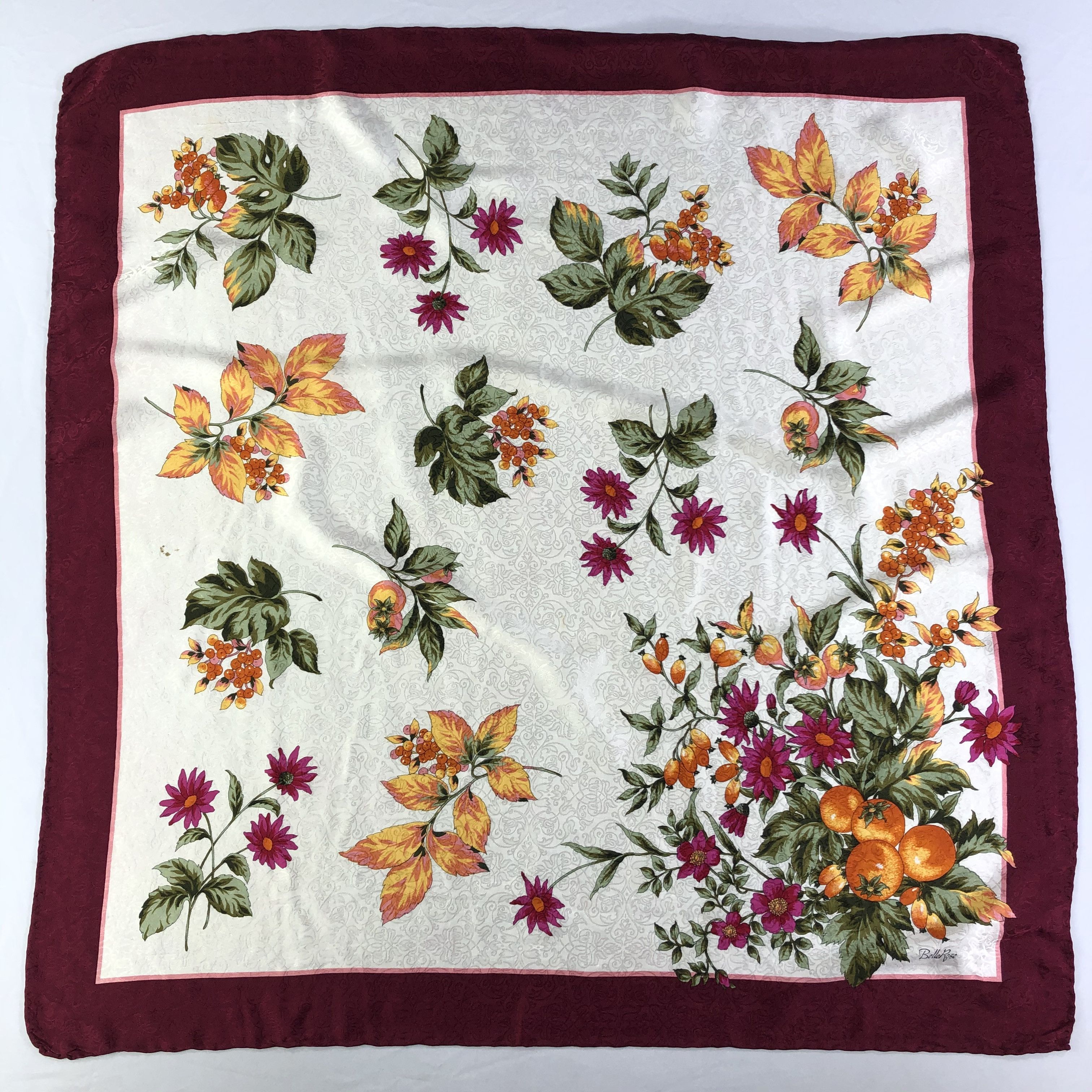 Bellerose × Vintage Vintage Bellerose Silk Scarf Size ONE SIZE - 2 Thumbnail