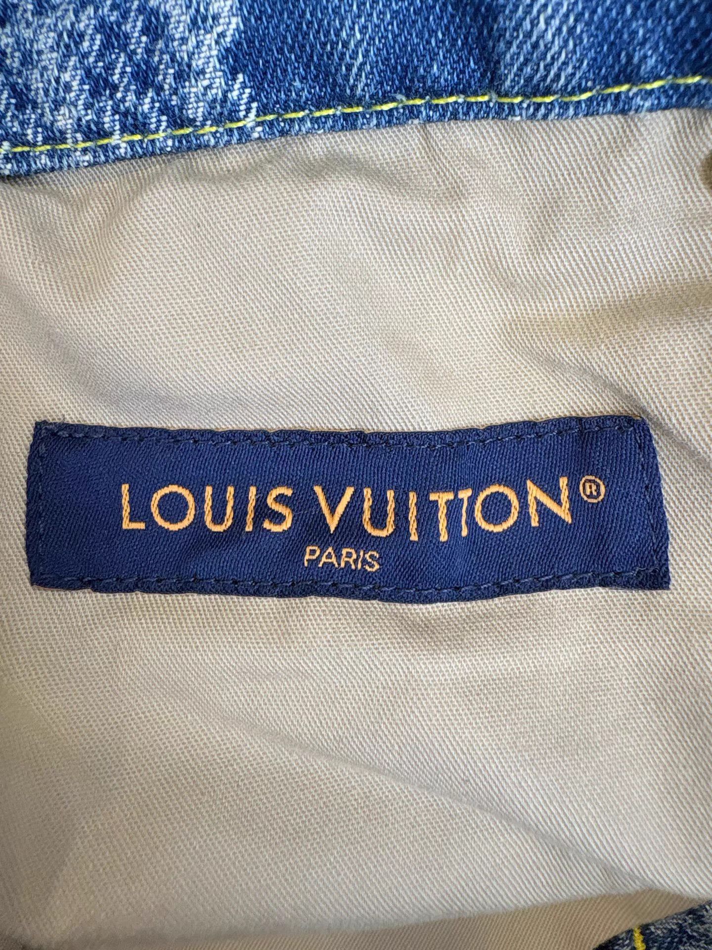Louis Vuitton Louis Vuitton Leather Patch Checkerboard Logo Jeans K1 Size US 36 / EU 52 - 5 Thumbnail