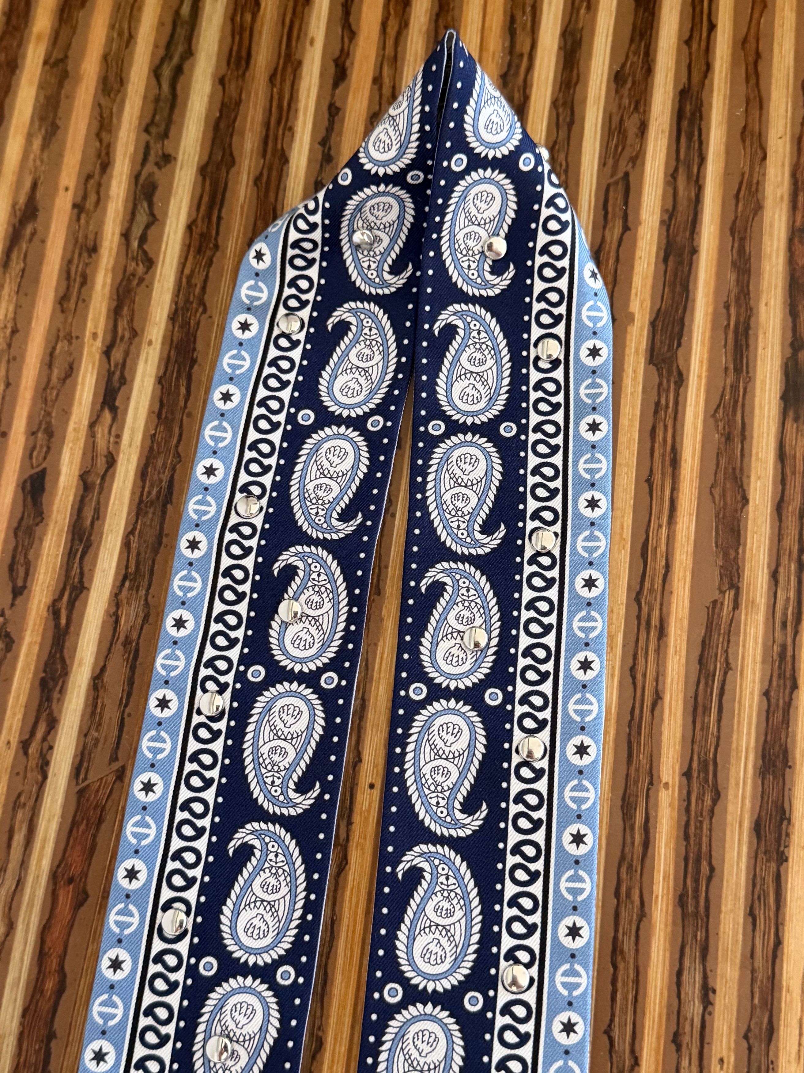 Hermes Scarf Twilly Tatouages Marins Bandana Studded Silk Jean Size ONE SIZE - 17 Thumbnail