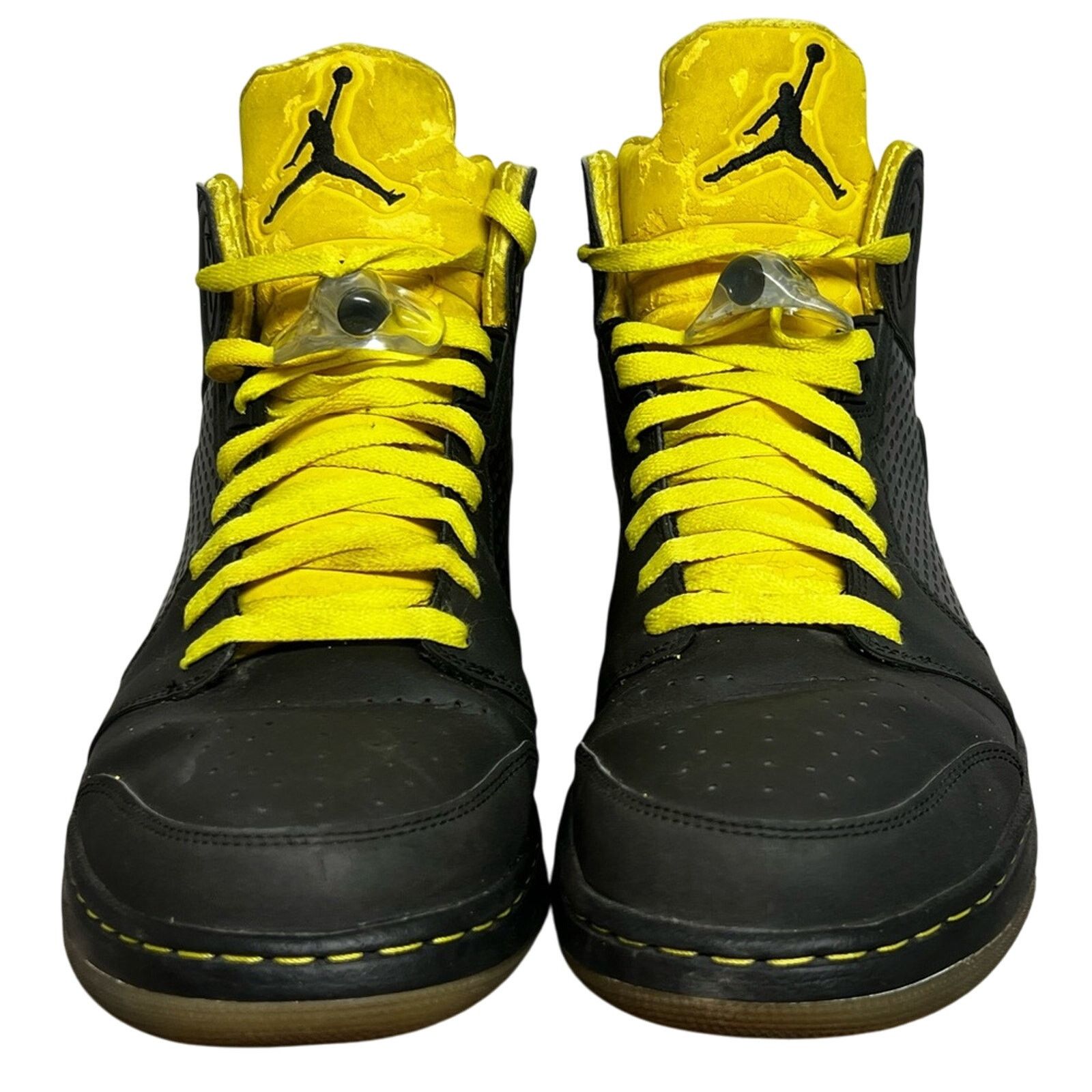 Jordan Brand Rare 2011 Nike Air Jordan 1 Prime 5 'Black Sonic Yellow' Size US 11 / EU 44 - 3 Thumbnail