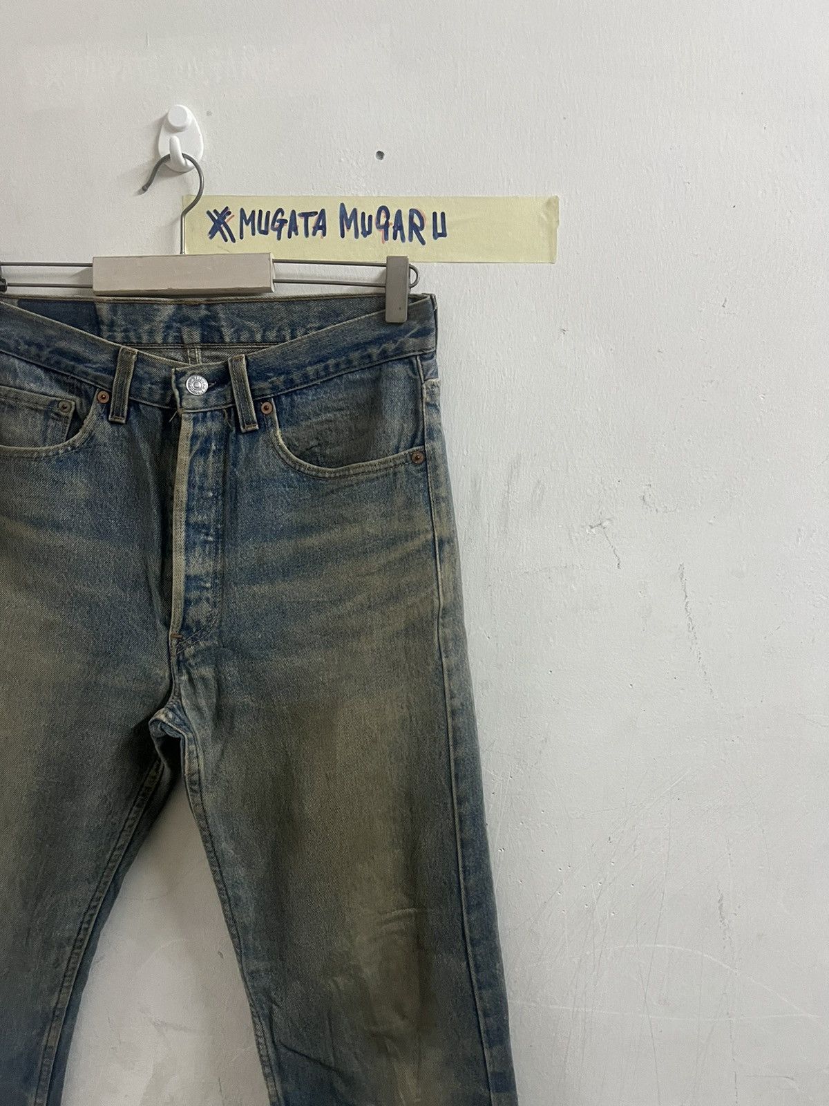 Japanese Brand × Levi's Vintage Clothing RUSTY‼️VINTAGE 501 RUSTY DENIM PANT KURT COBAIN Size US 30 / EU 46 - 6 Thumbnail