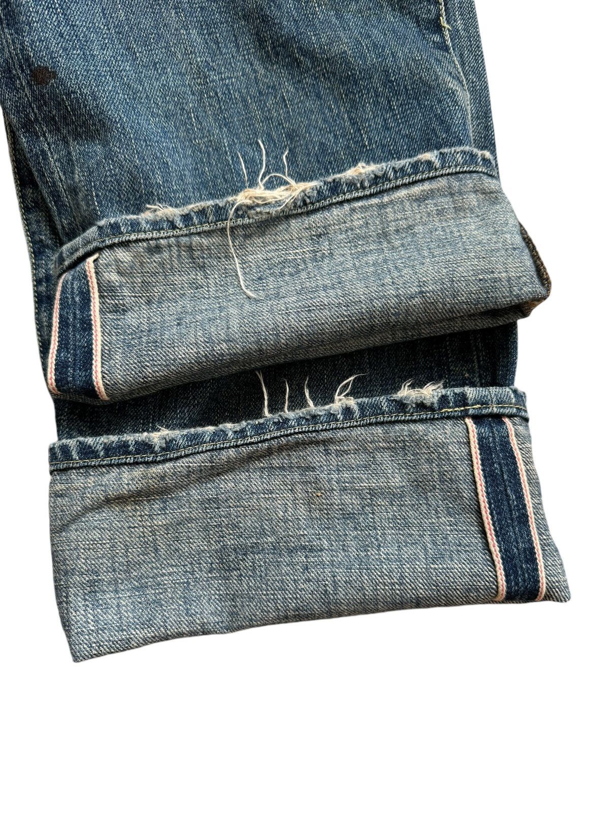 If Six Was Nine × Japanese Brand Japanese Brand Painter Splatter Ripped Selvedge Baggy Jeans Size US 33 - 15 Thumbnail