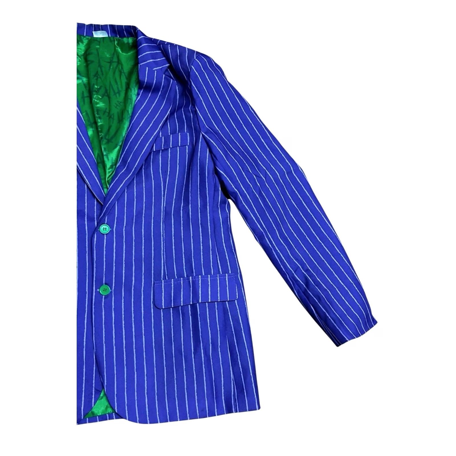 DC Comics Spirit Halloween Joker Costume DC Comics Suit Medium Mens Purple Green Size 40R - 4 Thumbnail