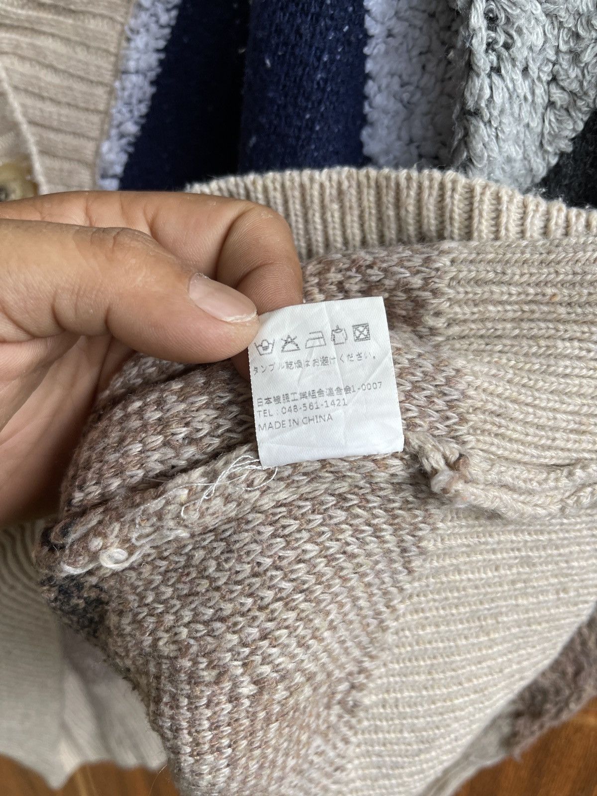 Aran Isles Knitwear × Japanese Brand Last Drop🔥Rare🔥Kurt Cobain Cardigan Knitwear Nice Colour Size US XL / EU 56 / 4 - 8 Thumbnail