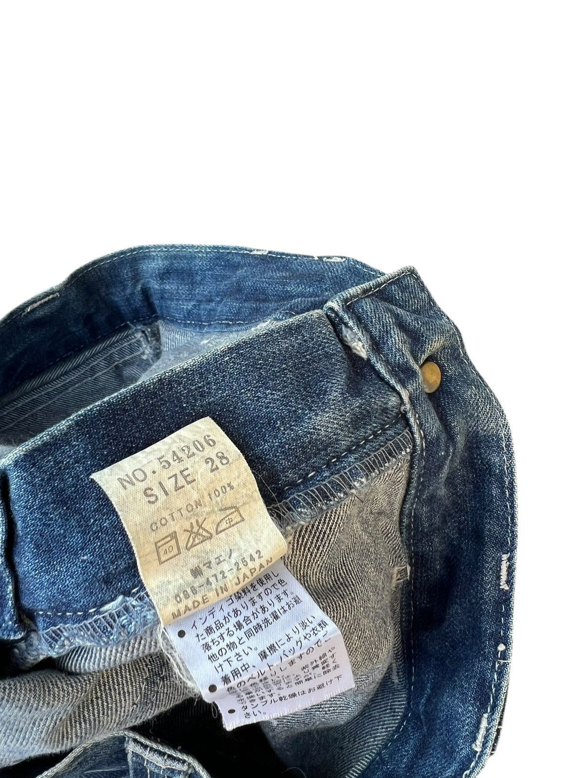 Eternal Distressed Mud Wash Stains Denim Eternal Japan Fatigue Jeans Size US 29 - 23 Thumbnail