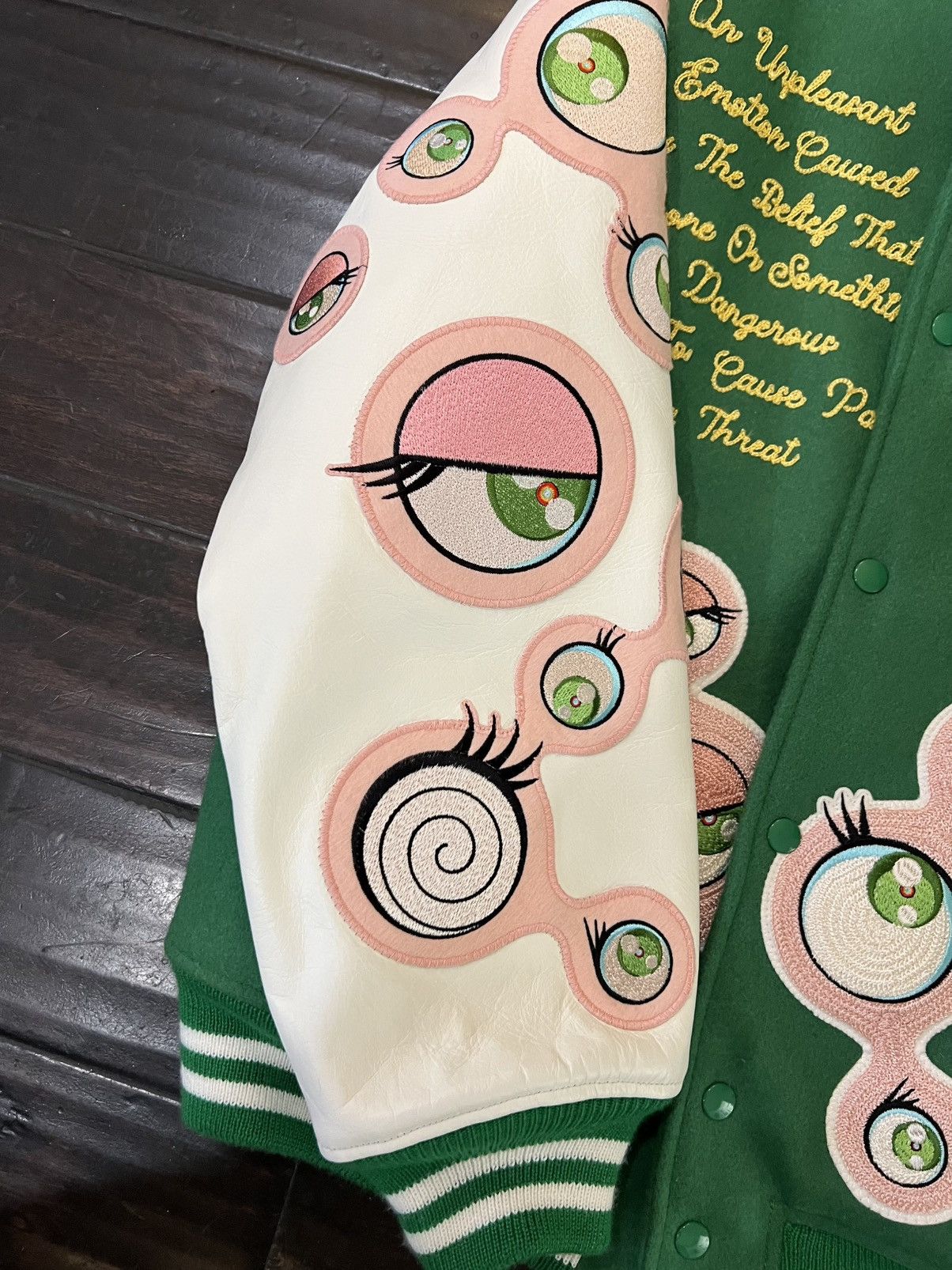 Saint Michael SAINT Mxxxxxx Michael x Takashi Murakami “Me Me Me” Varsity Size US L / EU 52-54 / 3 - 6 Thumbnail