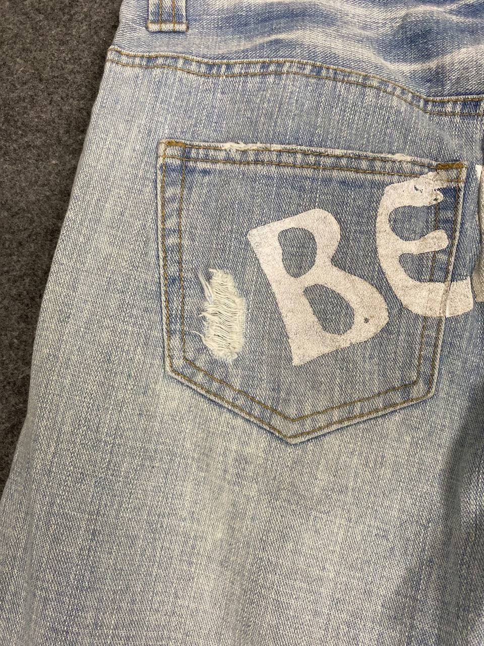 Japanese Brand colza japanese brand bootcut distressed denim Size US 33 - 4 Thumbnail
