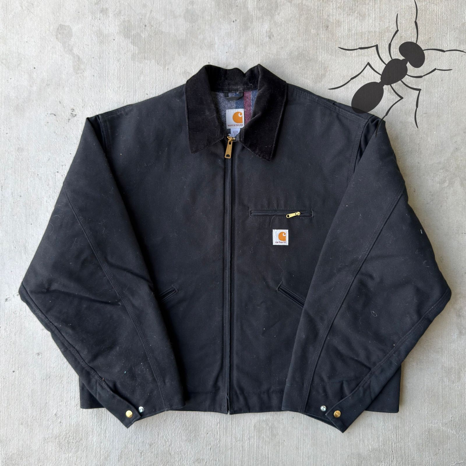 Carhartt × Vintage Carhartt J001 black Detroit work wear jacket Size US XXL / EU 58 / 5 - 1 Thumbnail