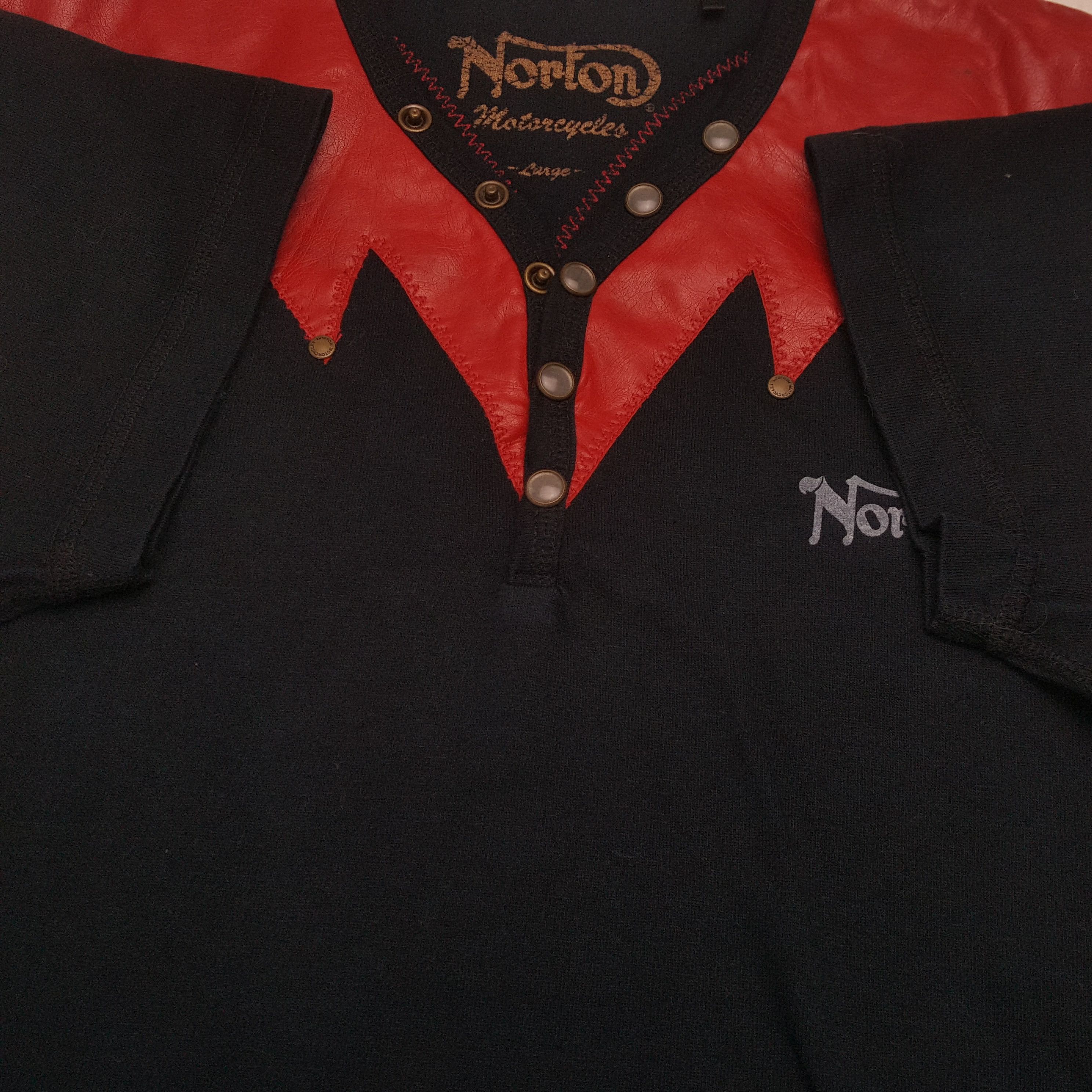 Norton × Vintage Vintage NORTON Racing Team Motorcycle T-shirt C285N1 Size US M / EU 48-50 / 2 - 6 Thumbnail