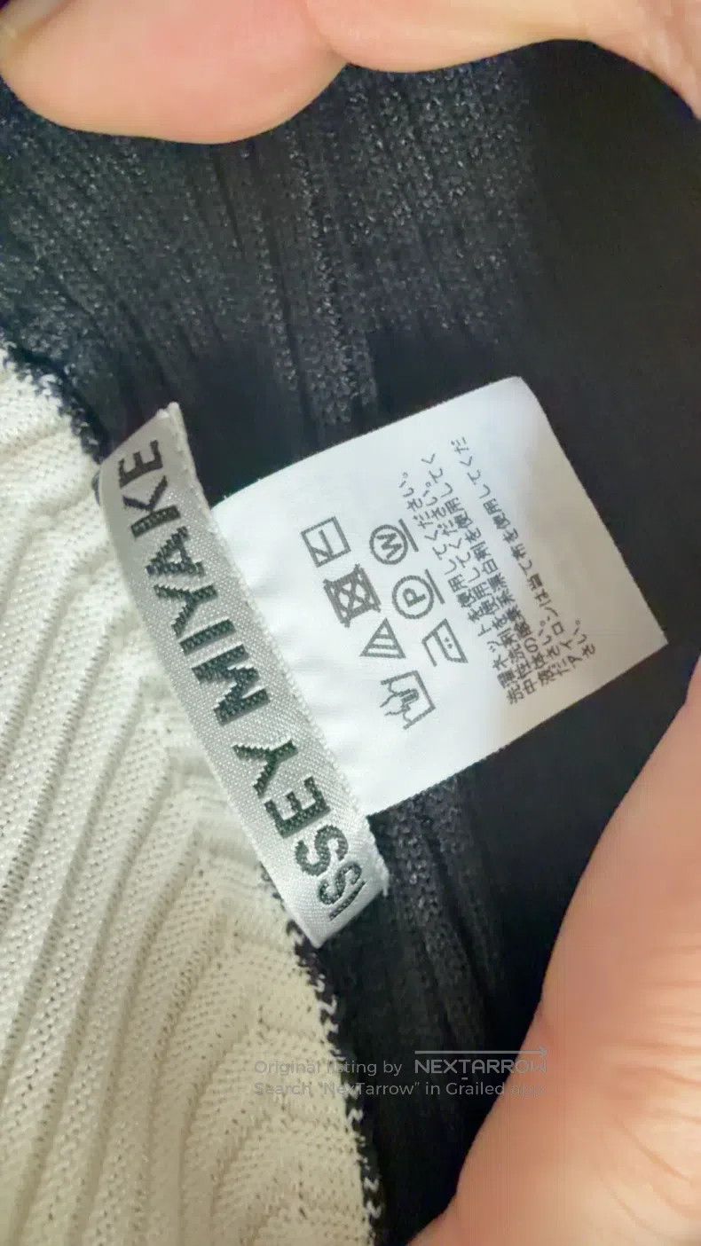 Issey Miyake Issey Miyake Black White Color Block Knit Top Size S / US 4 / IT 40 - 3 Thumbnail