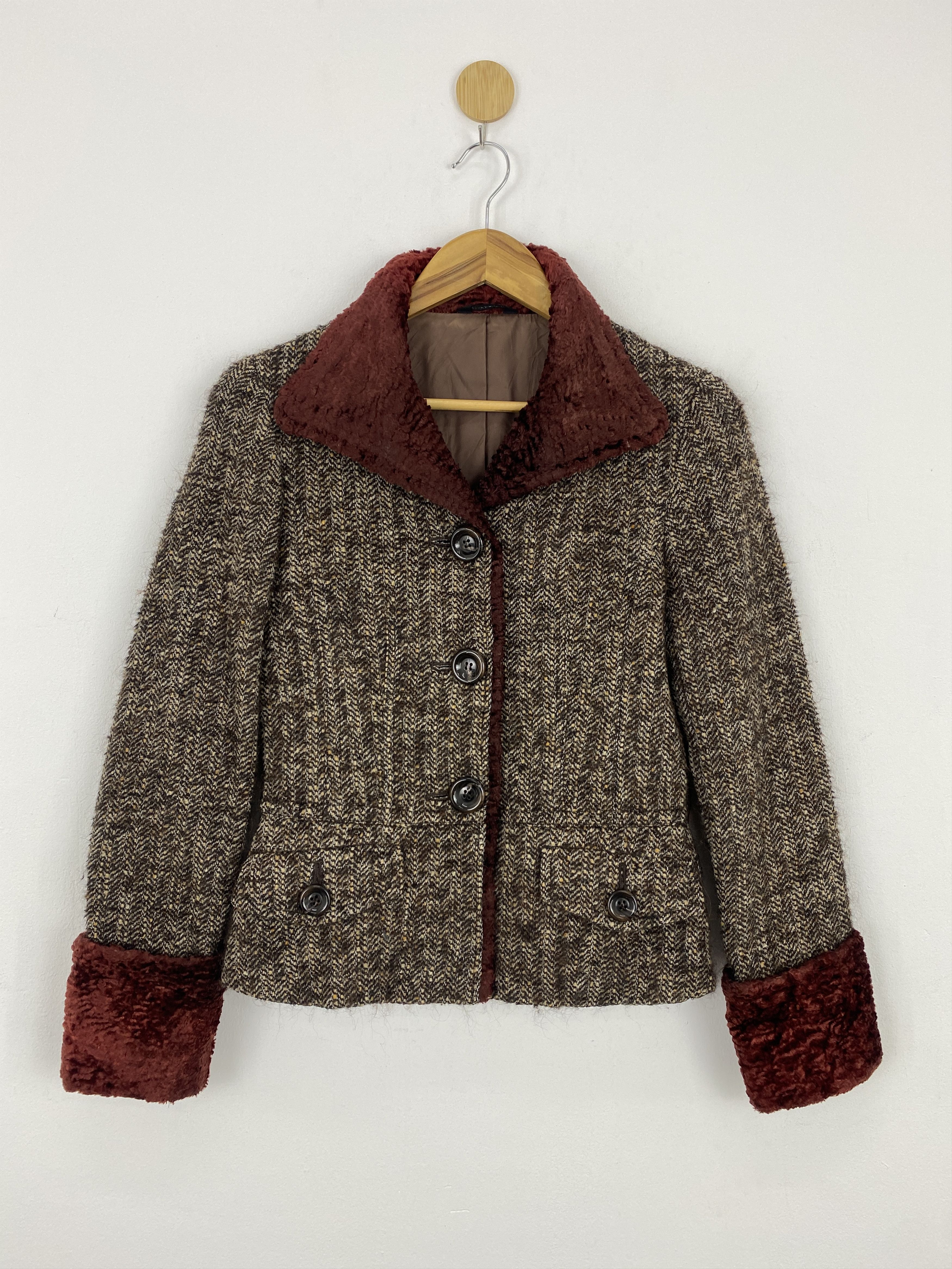 Japanese Brand × Vintage Vintage Comme Ca Du Mode Wool Peacoat Jacket Size US XXS / EU 40 - 1 Thumbnail