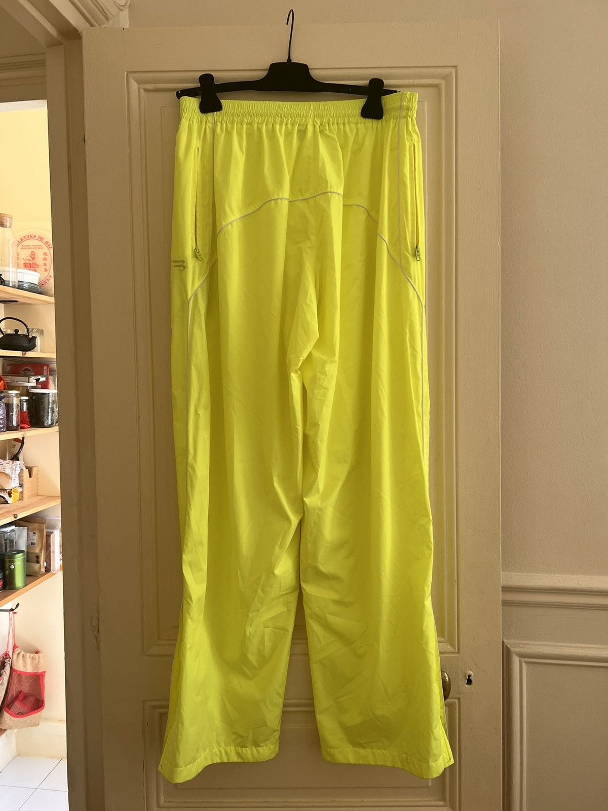 Balenciaga Balenciaga Zip Track Pant Neon Green Size US 44 / EU 60 - 5 Thumbnail