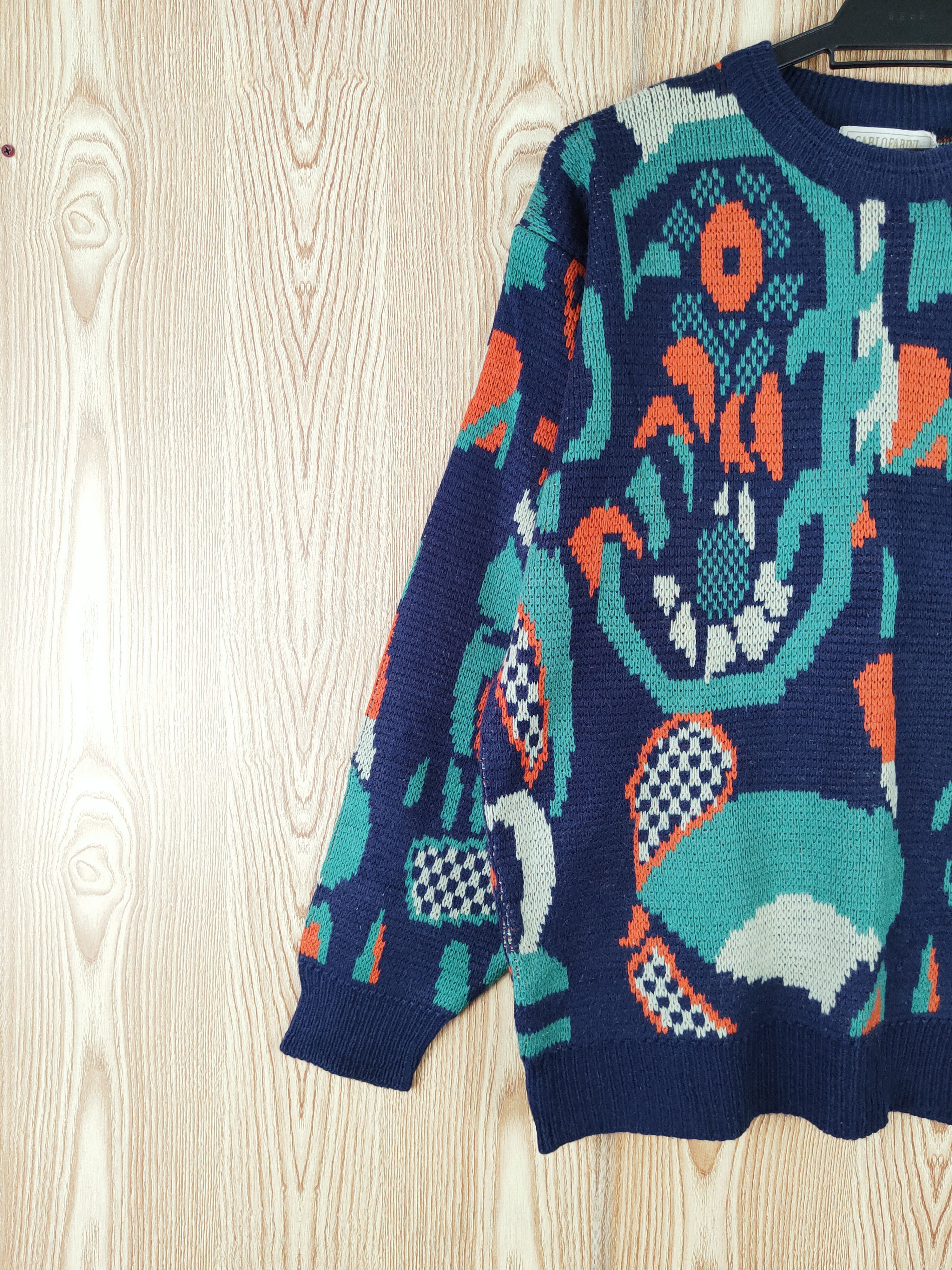 Homespun Knitwear DL Carlo Farini Dark Blue Knitwear vintage Sweatshirts #W042 Size US M / EU 48-50 / 2 - 3 Thumbnail