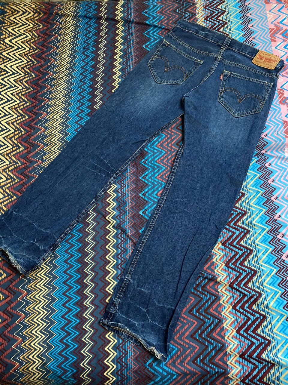 Levi's blue jeans w34 vintage Y2K Levi's 901 streetwear Size US 34 / EU 50 - 17 Thumbnail