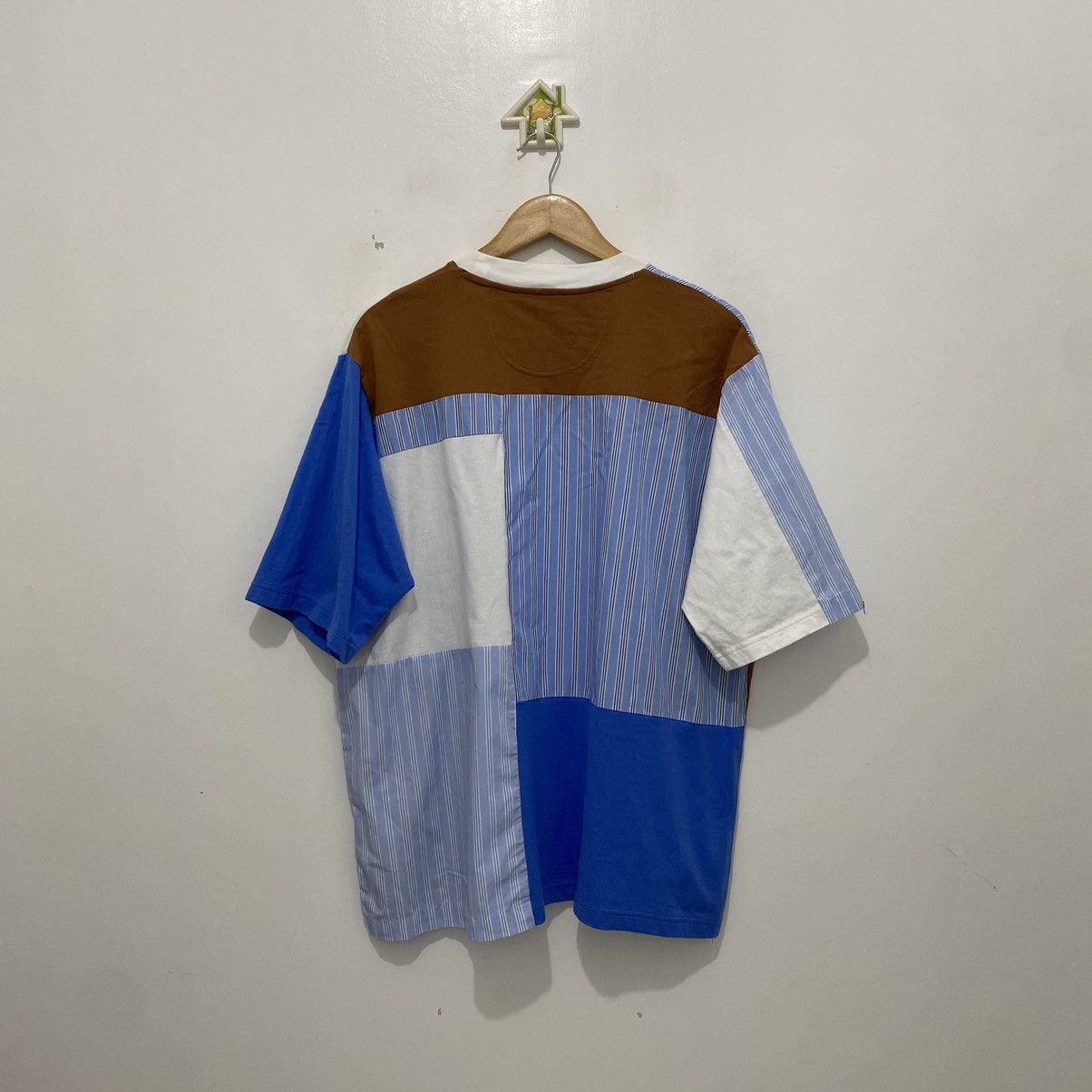 White Mountaineering White Mountaineering Striped Contrast Tee Size US L / EU 52-54 / 3 - 4 Thumbnail
