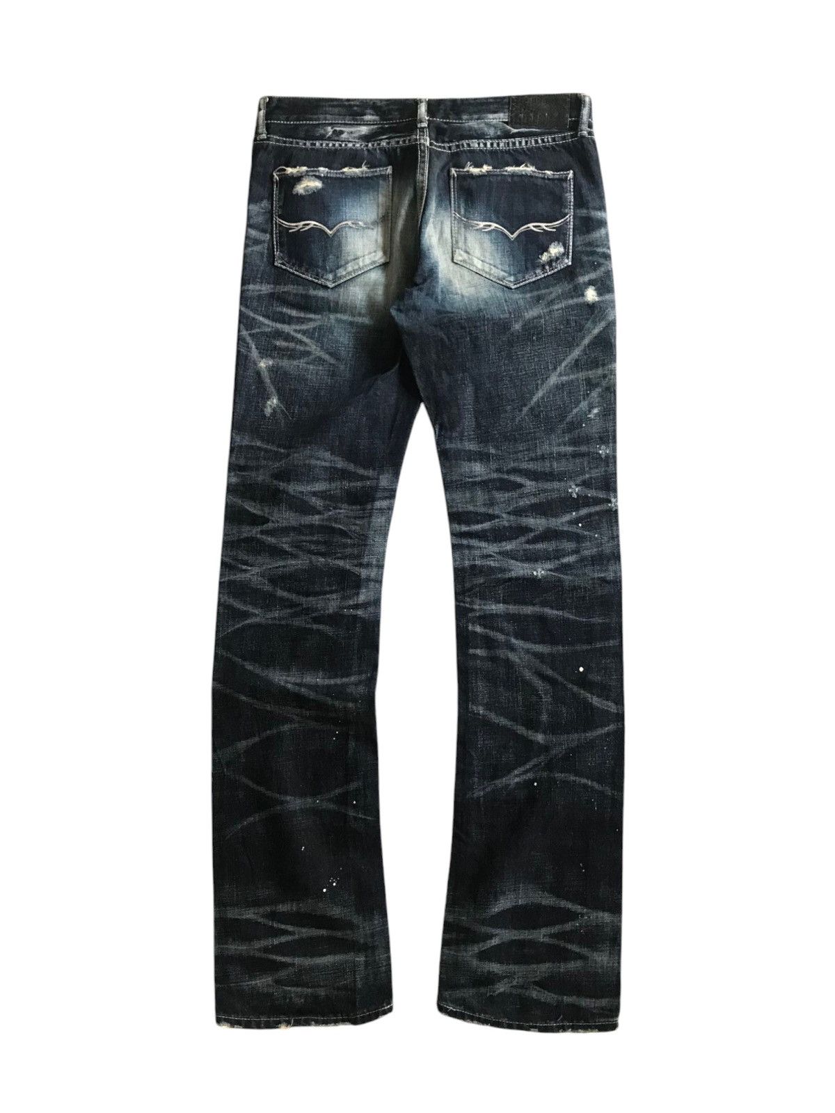GOSTAR DE FUGA GOSTAR DE FUGA DISTRESSED WASHED PANTS Size US 32 / EU 48 - 2 Thumbnail