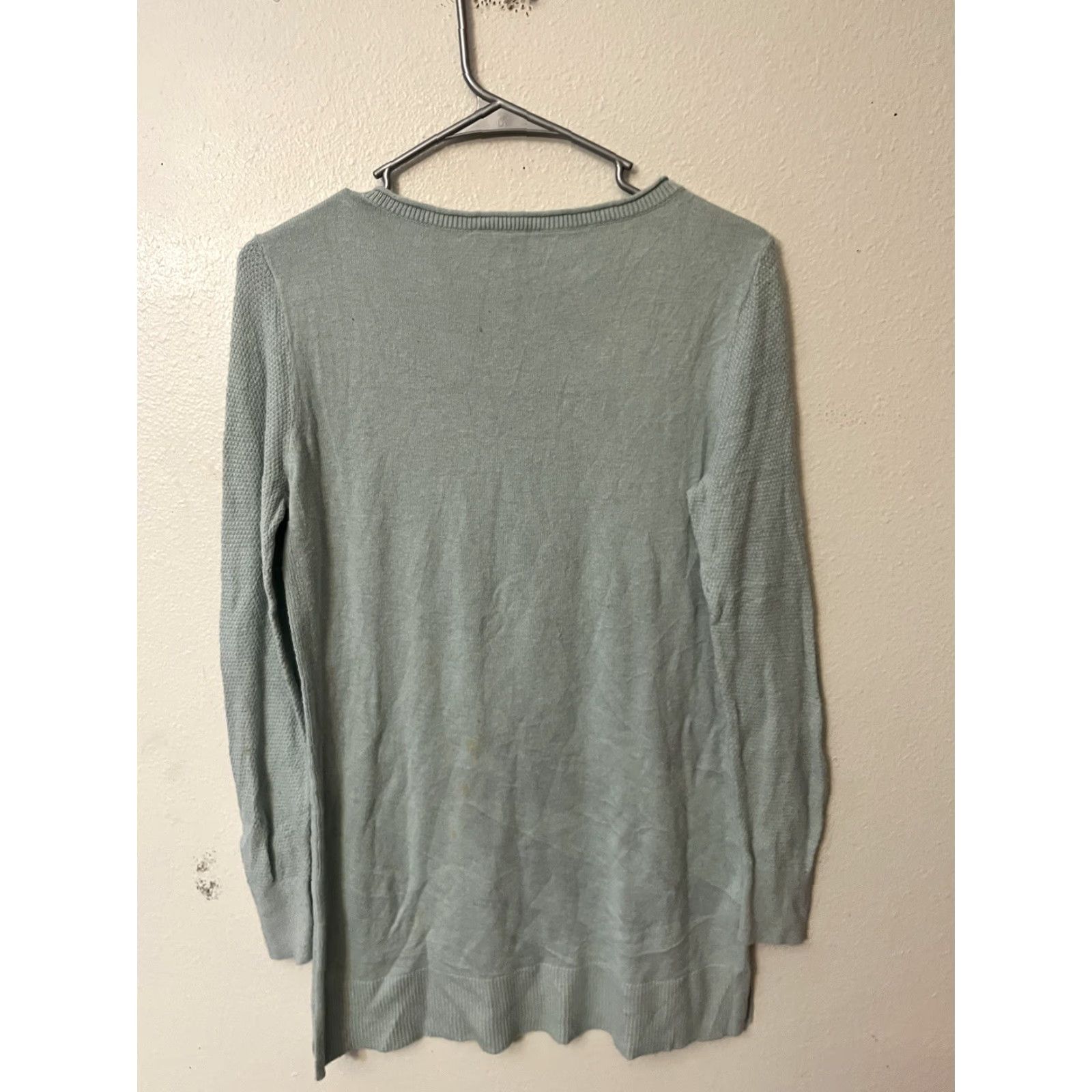 Loft Loft Sweater Pullover Womens Size S Blue Long Sleeve Round Neck Size S / US 4 / IT 40 - 2 Thumbnail