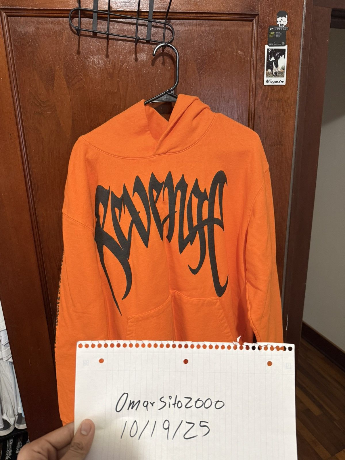 Revenge Revenge Orange Kill Hoodie Size US XL / EU 56 / 4 - 1 Thumbnail