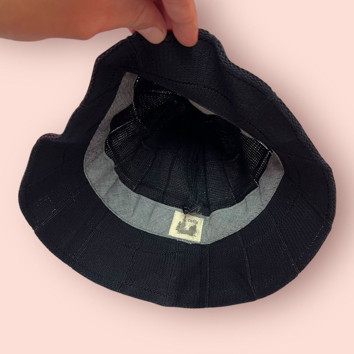 CA4LA × Japanese Brand RARE CA4LA GOLD LOGO EMBLEM MESH BELL BUCKET HAT JAPAN Size ONE SIZE - 14 Thumbnail