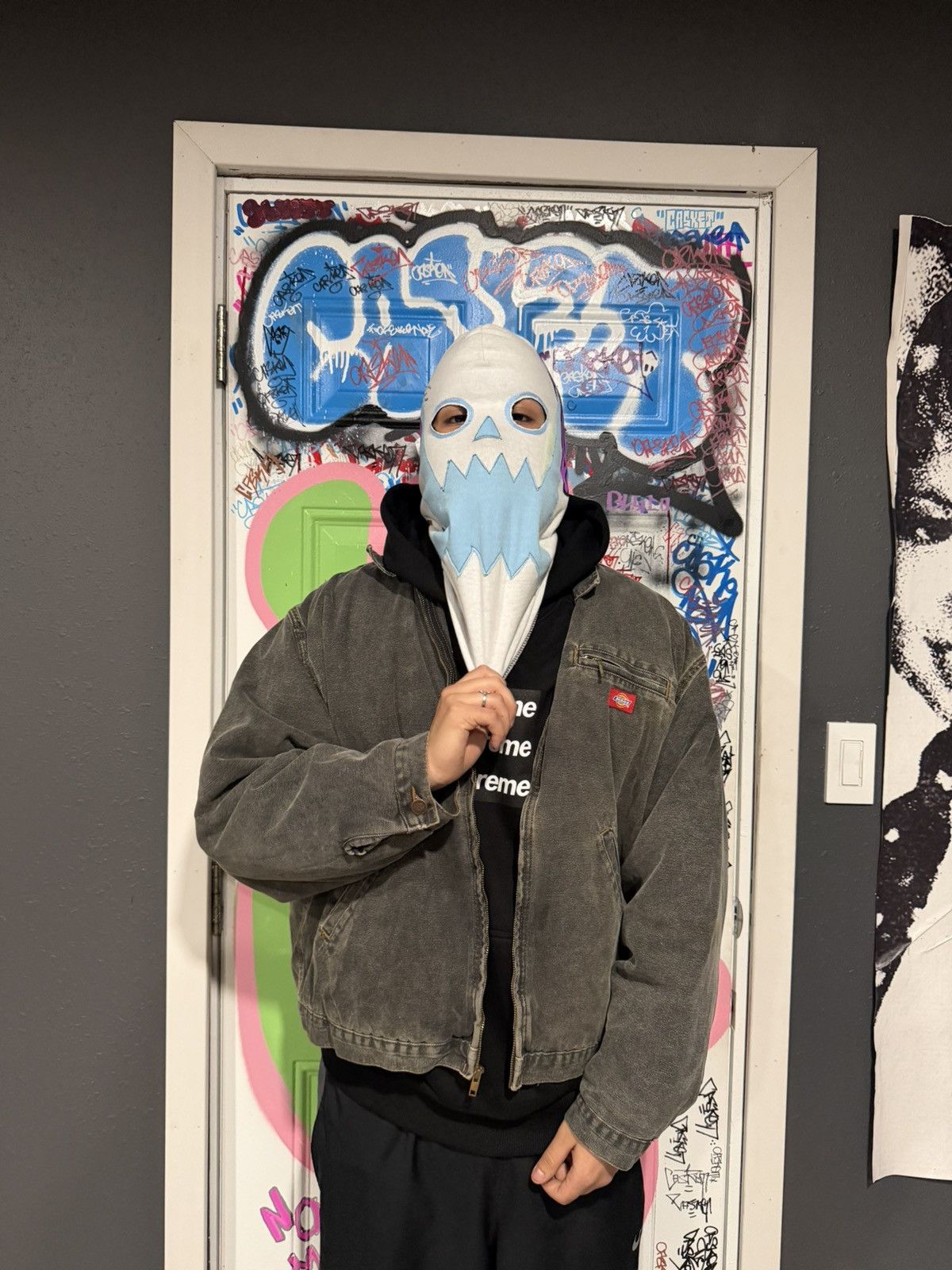 Asspizza ASSPIZZA DOUBLE LAYER TEST PRINT MASK Size ONE SIZE - 5 Thumbnail